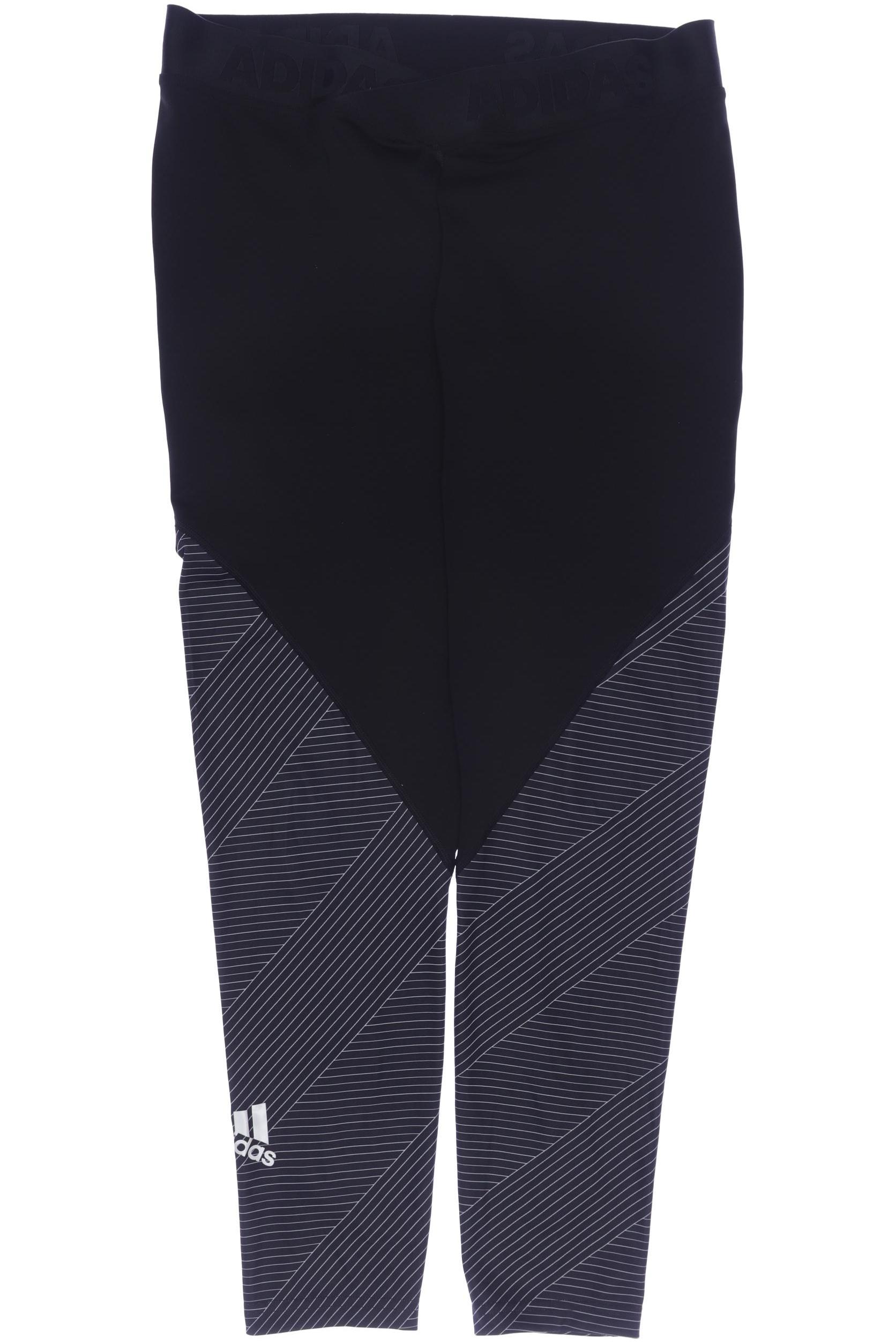 

adidas Damen Stoffhose, schwarz, Gr. 42