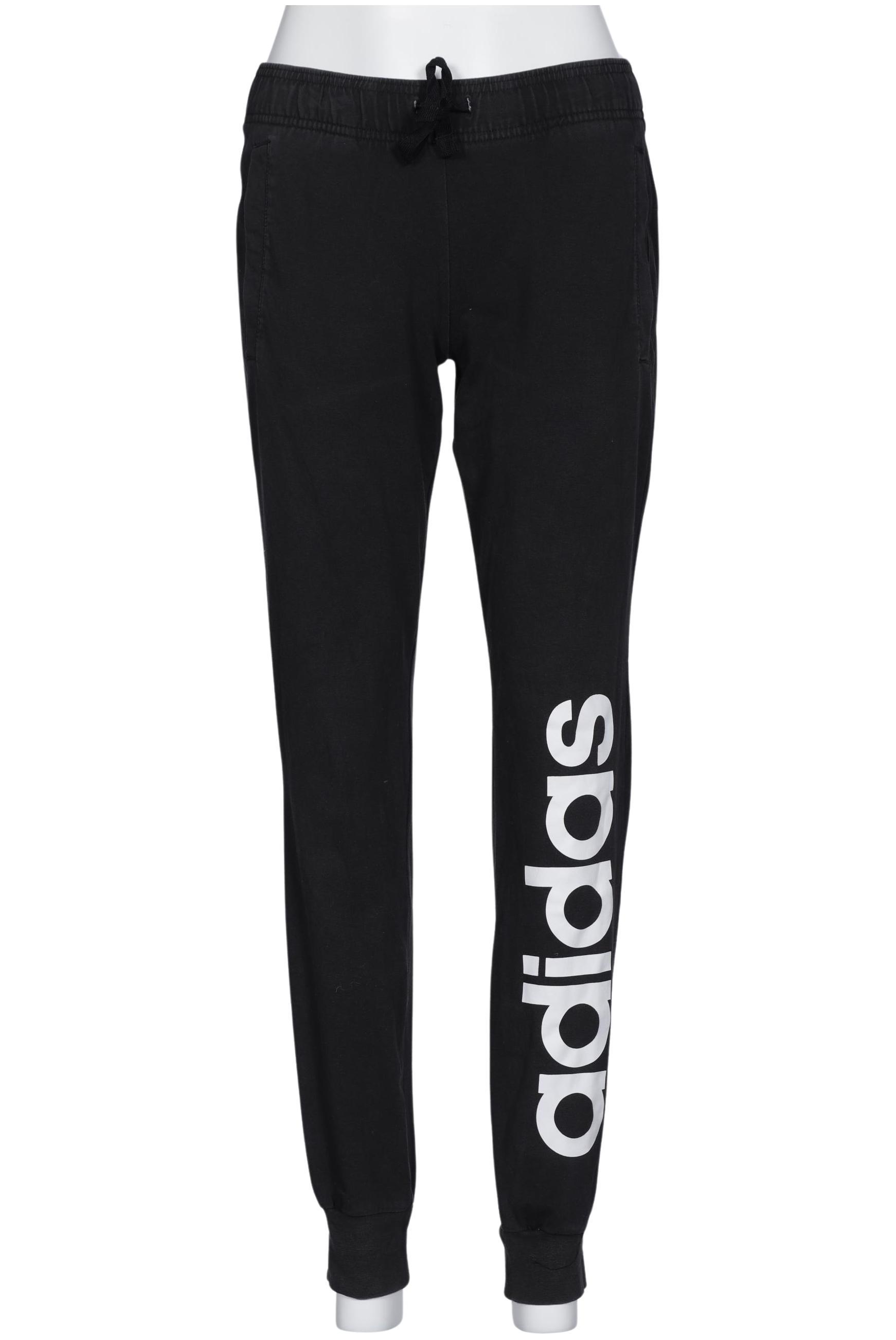 

adidas Damen Stoffhose, schwarz, Gr. 0