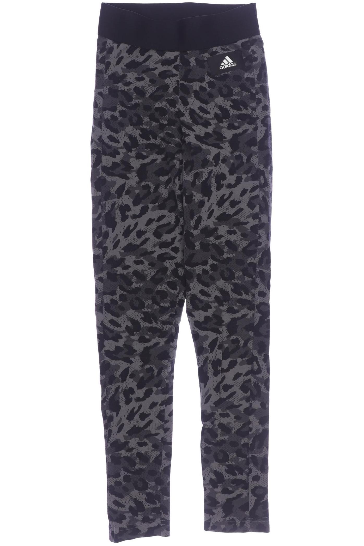 

adidas Damen Stoffhose, grau, Gr. 0