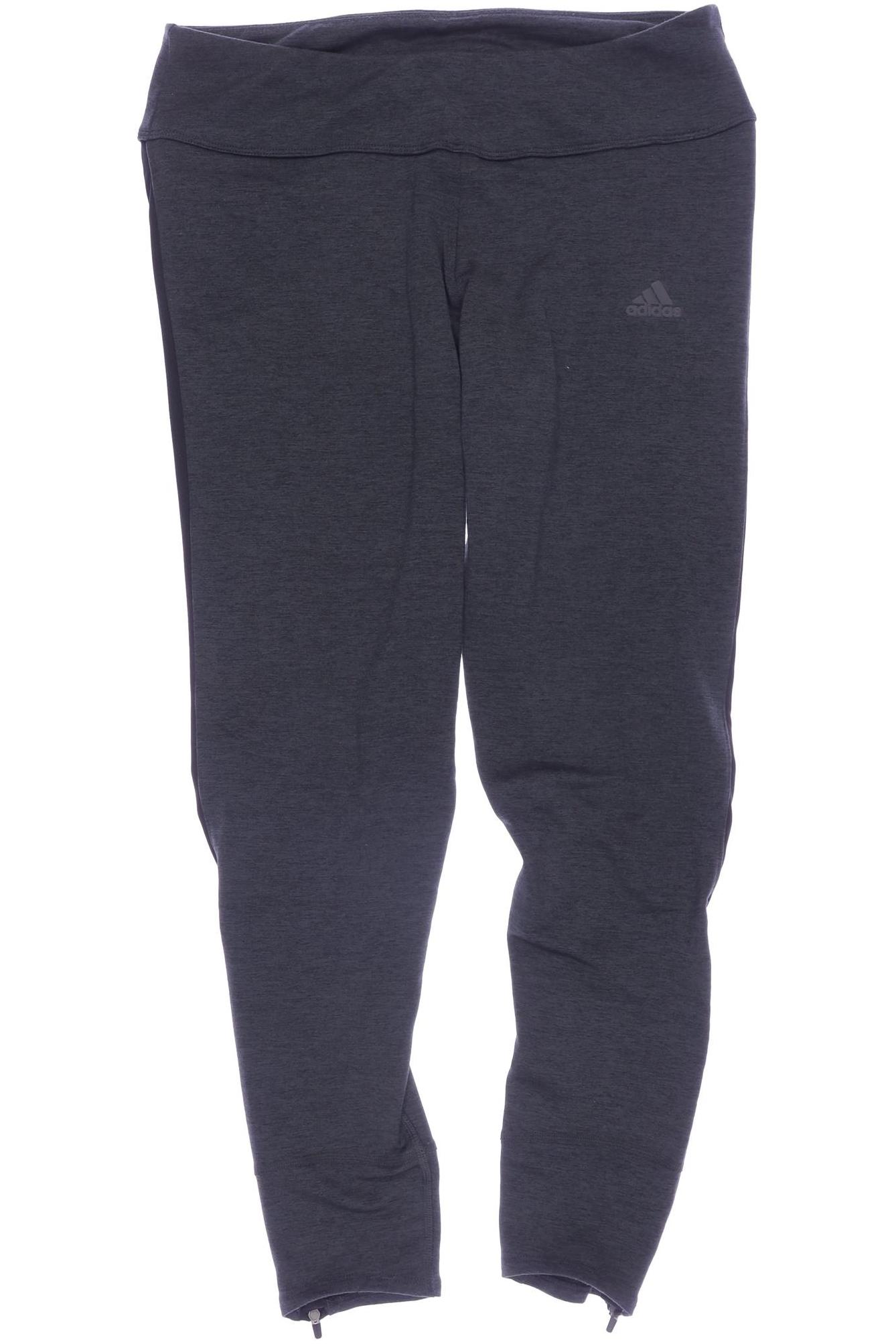 

adidas Damen Stoffhose, grau, Gr. 0