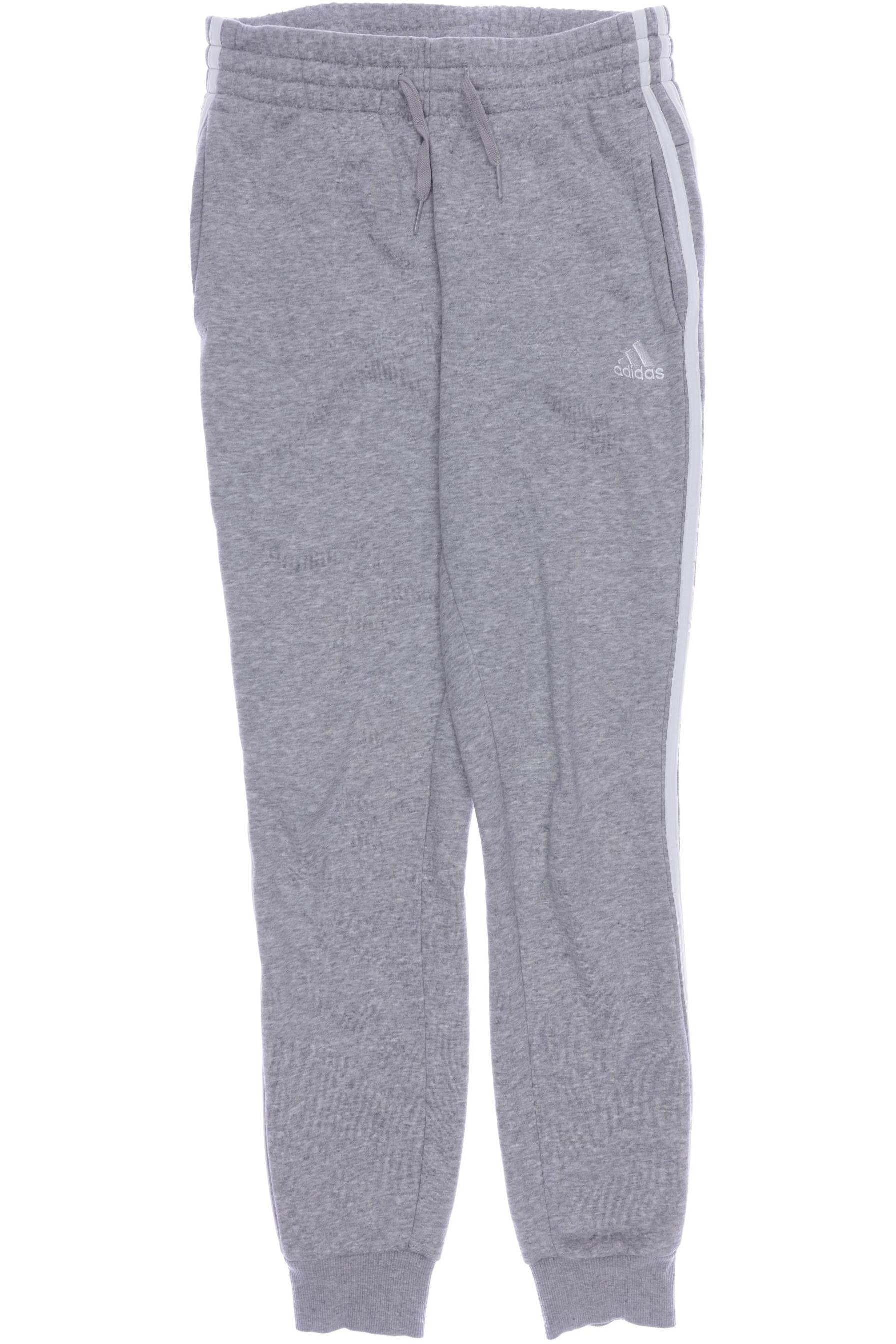 

adidas Damen Stoffhose, grau, Gr. 0