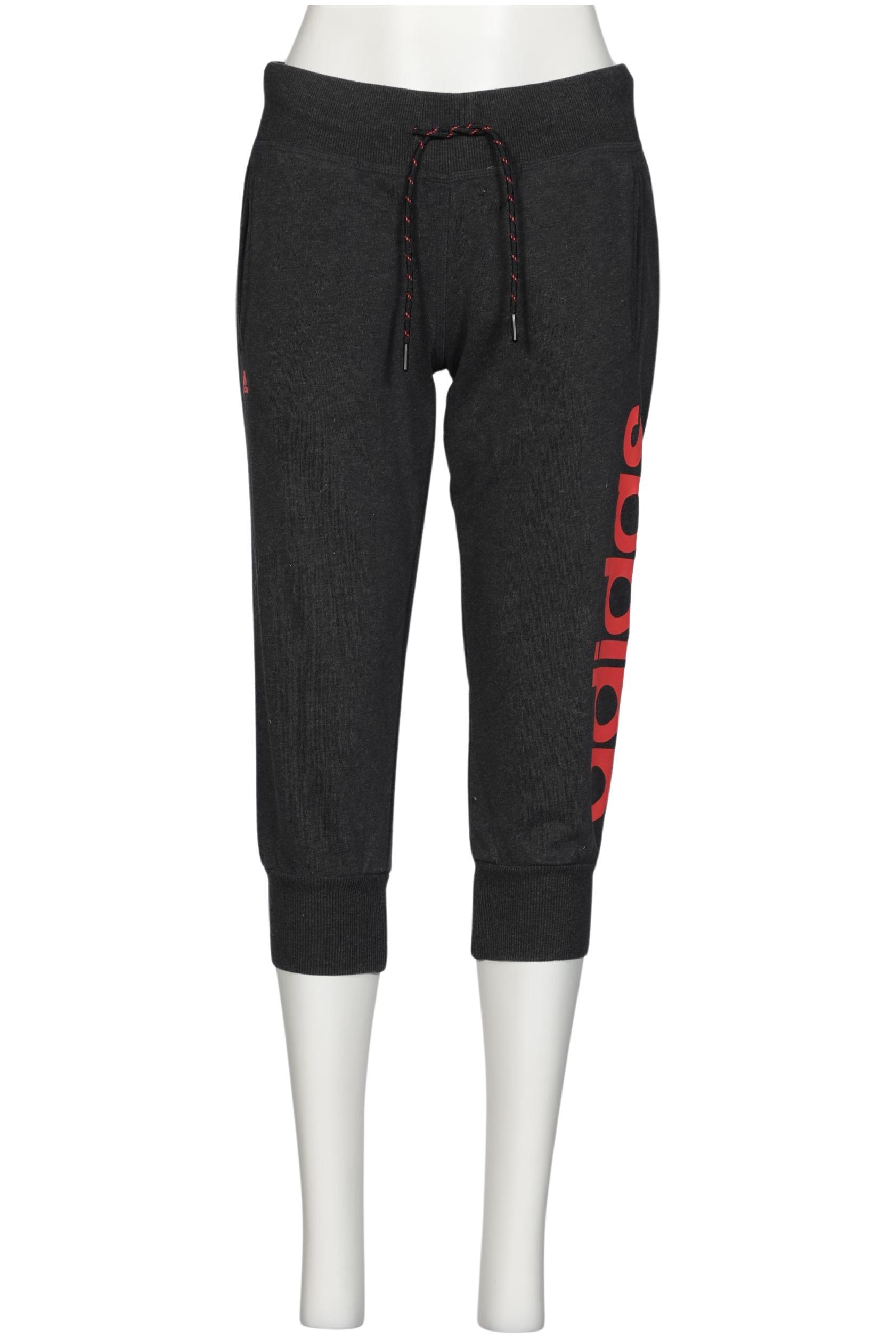 

adidas Damen Stoffhose, grau, Gr. 0