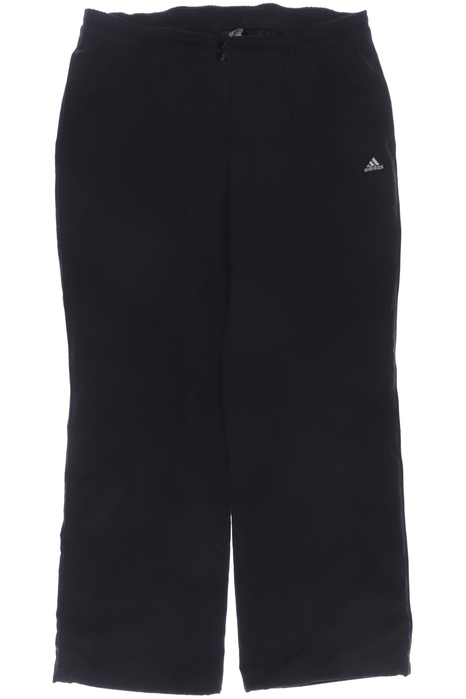 

adidas Damen Stoffhose, schwarz, Gr. 42