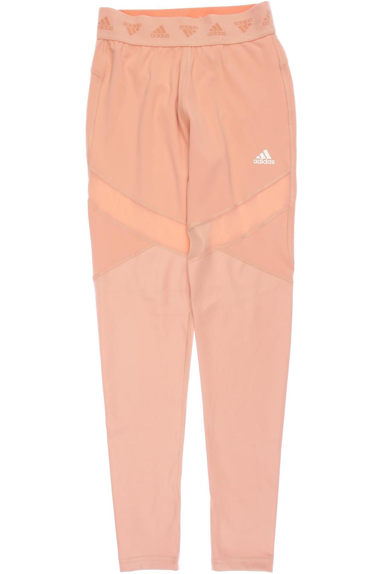 

adidas Damen Stoffhose, orange, Gr. 0
