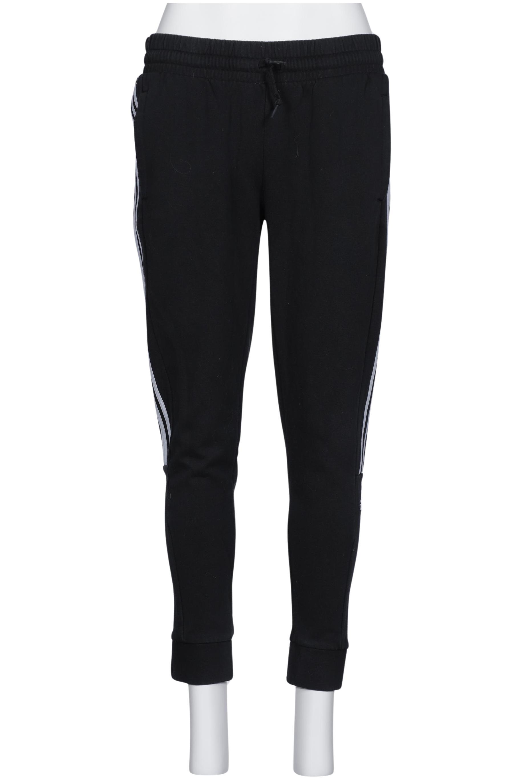 

adidas Damen Stoffhose, schwarz, Gr. 38