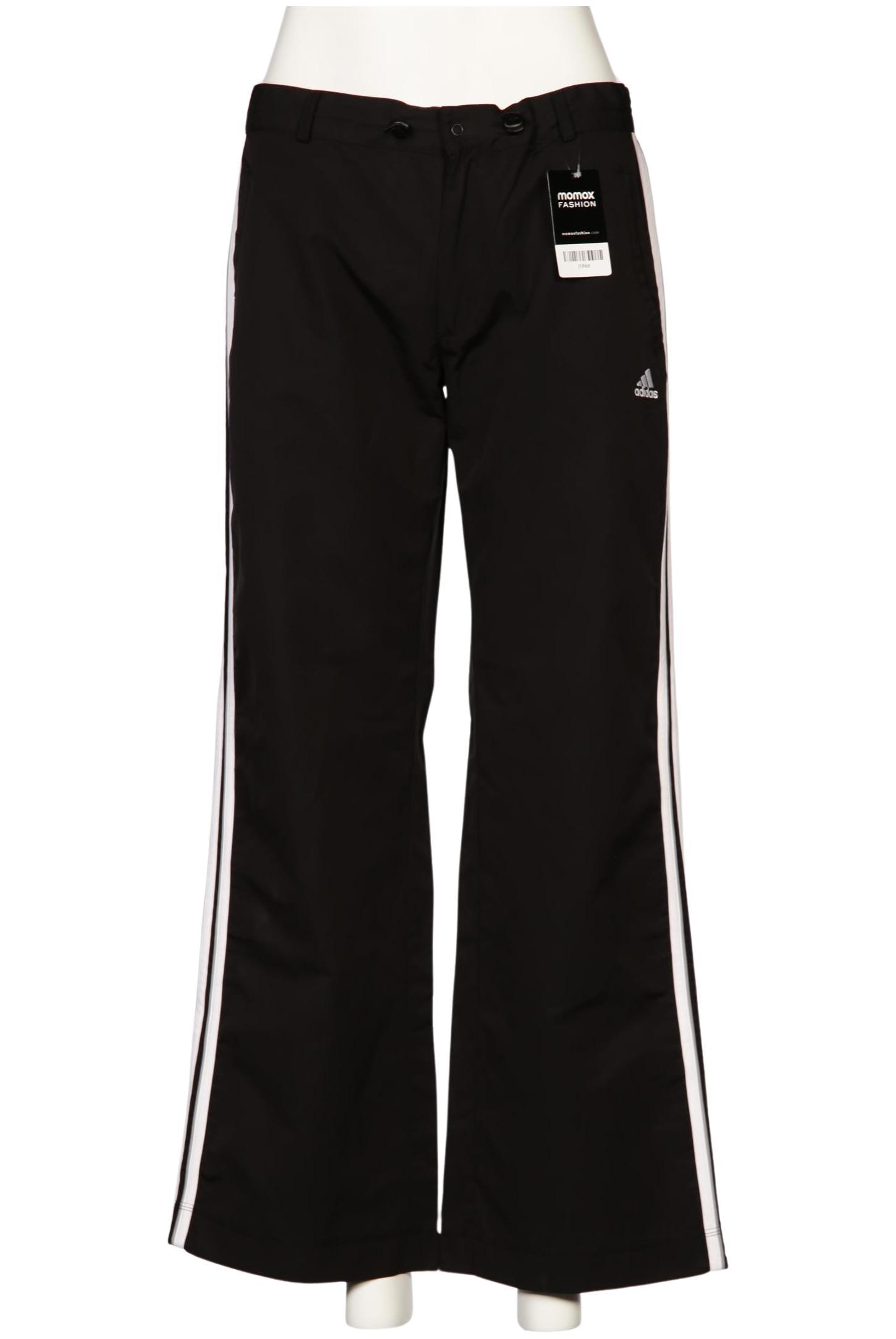 

adidas Damen Stoffhose, schwarz, Gr. 42