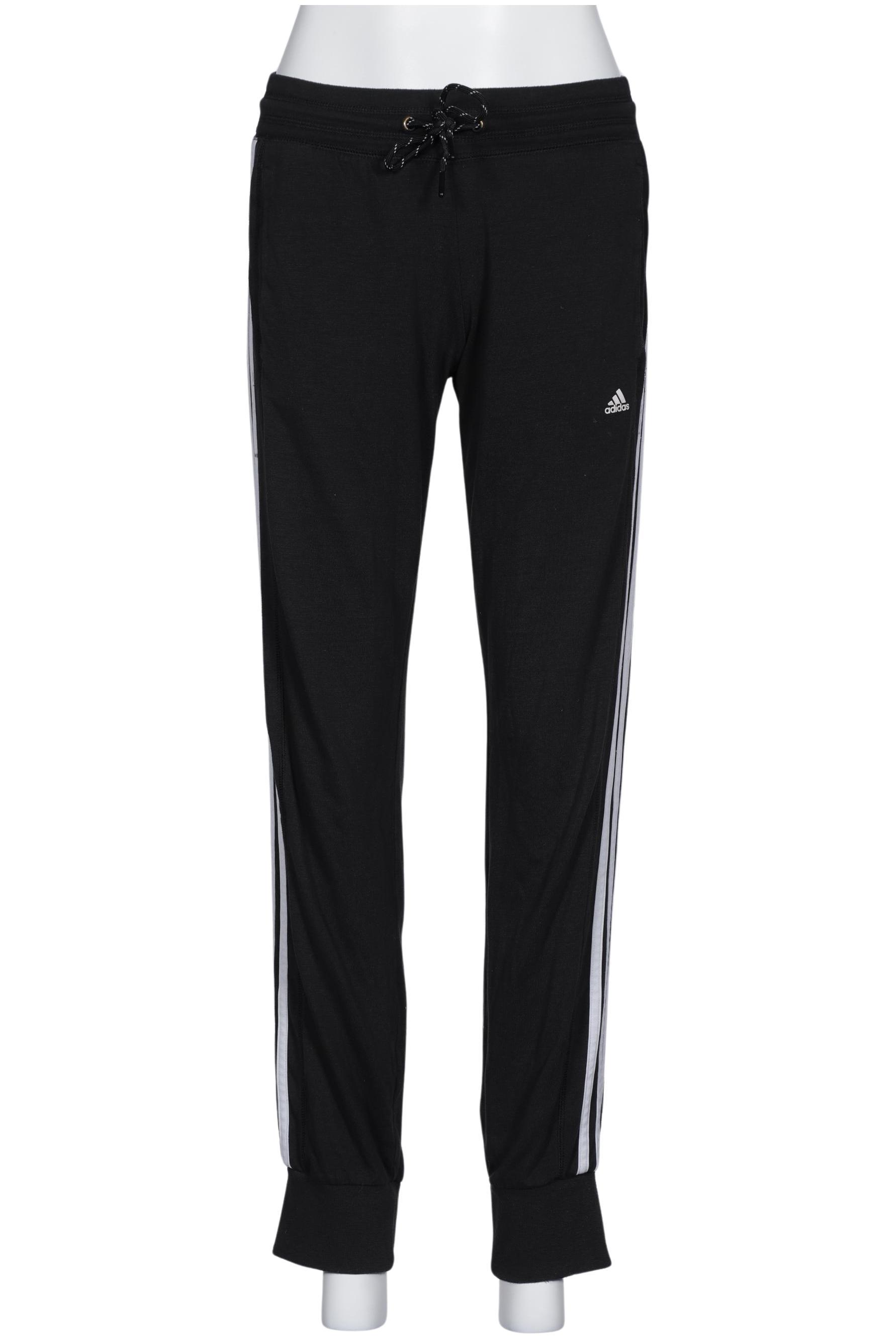 

adidas Damen Stoffhose, schwarz, Gr. 0