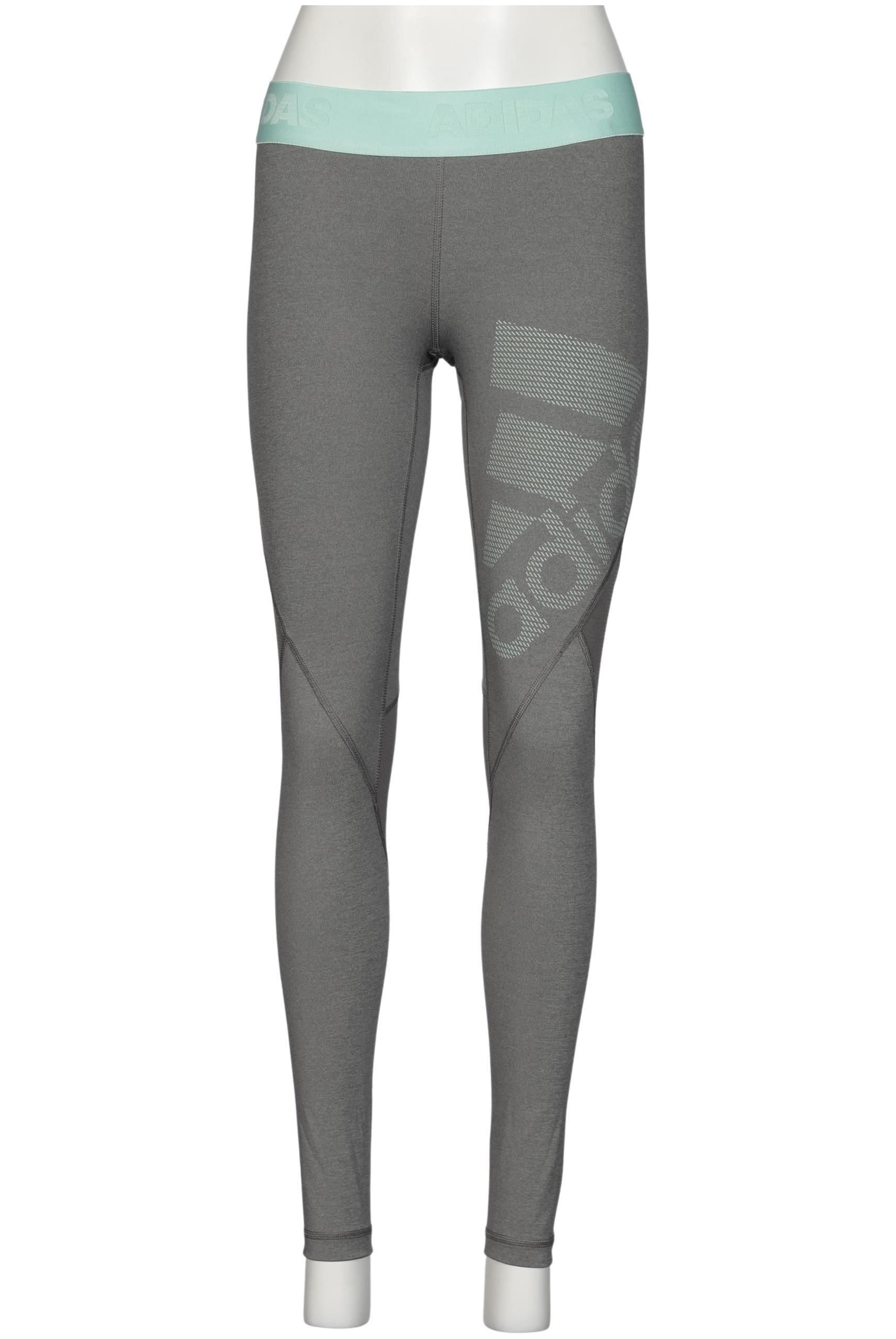 

adidas Damen Stoffhose, grau, Gr. 0