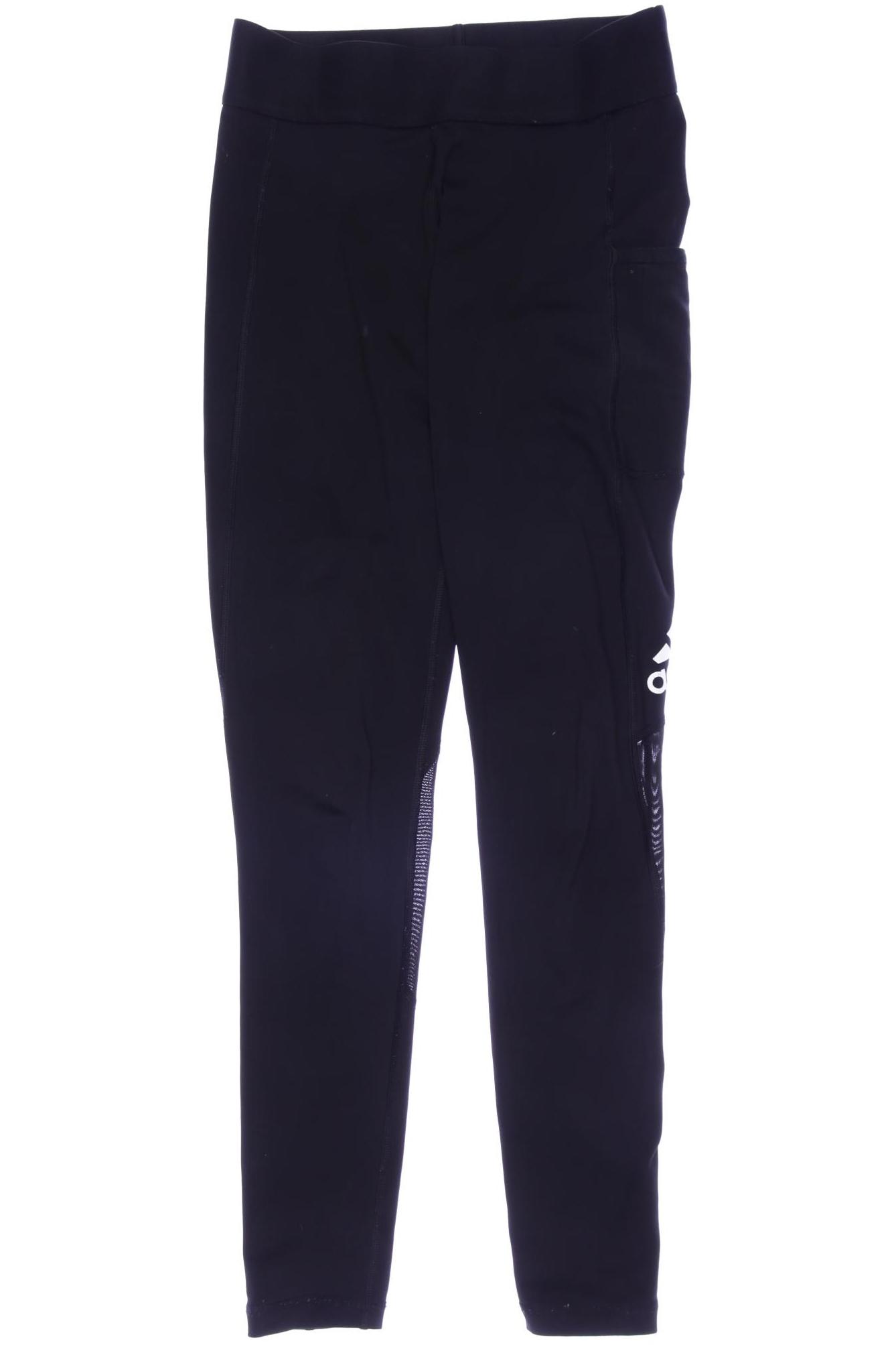 

adidas Damen Stoffhose, schwarz, Gr. 0