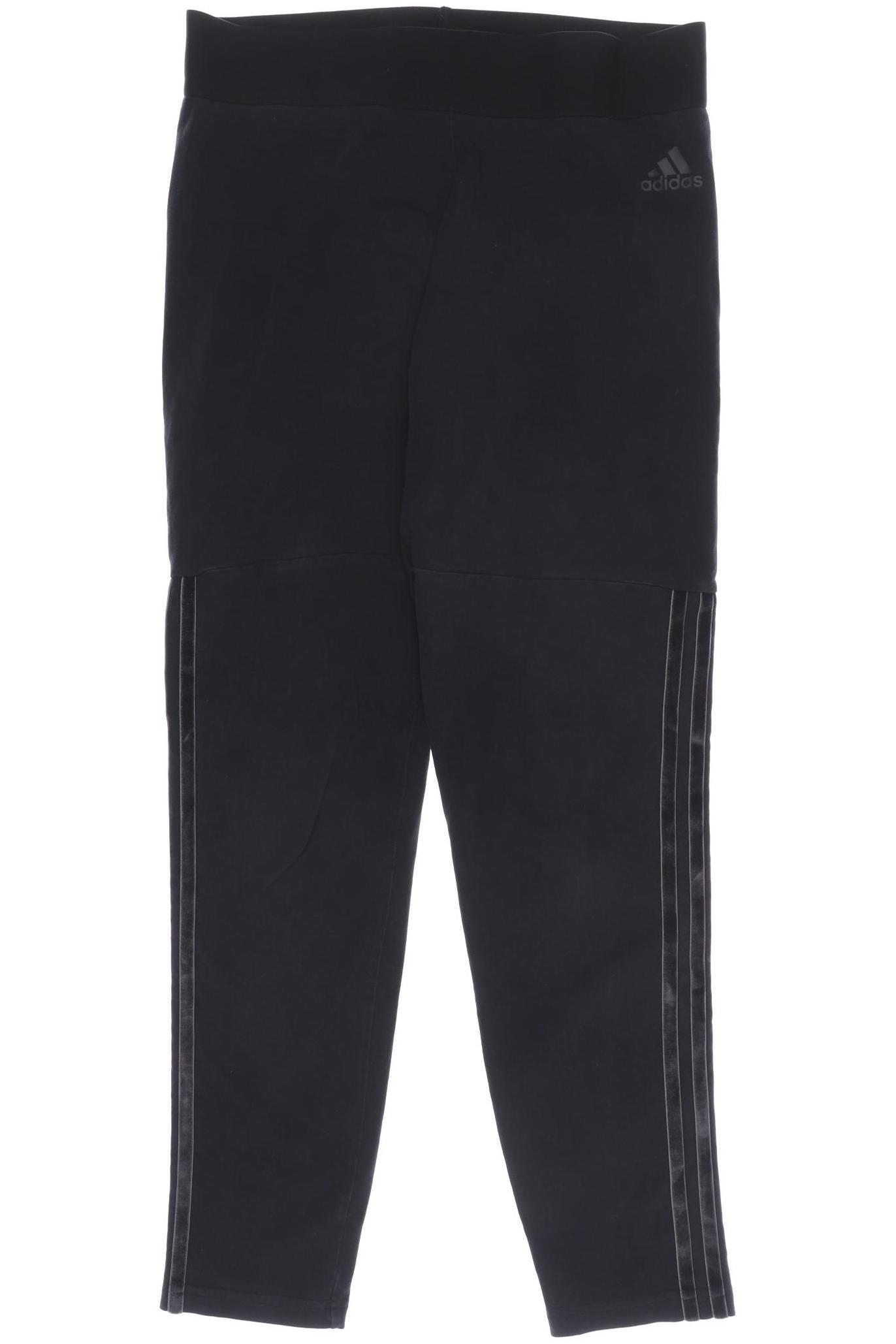 

adidas Damen Stoffhose, schwarz, Gr. 0