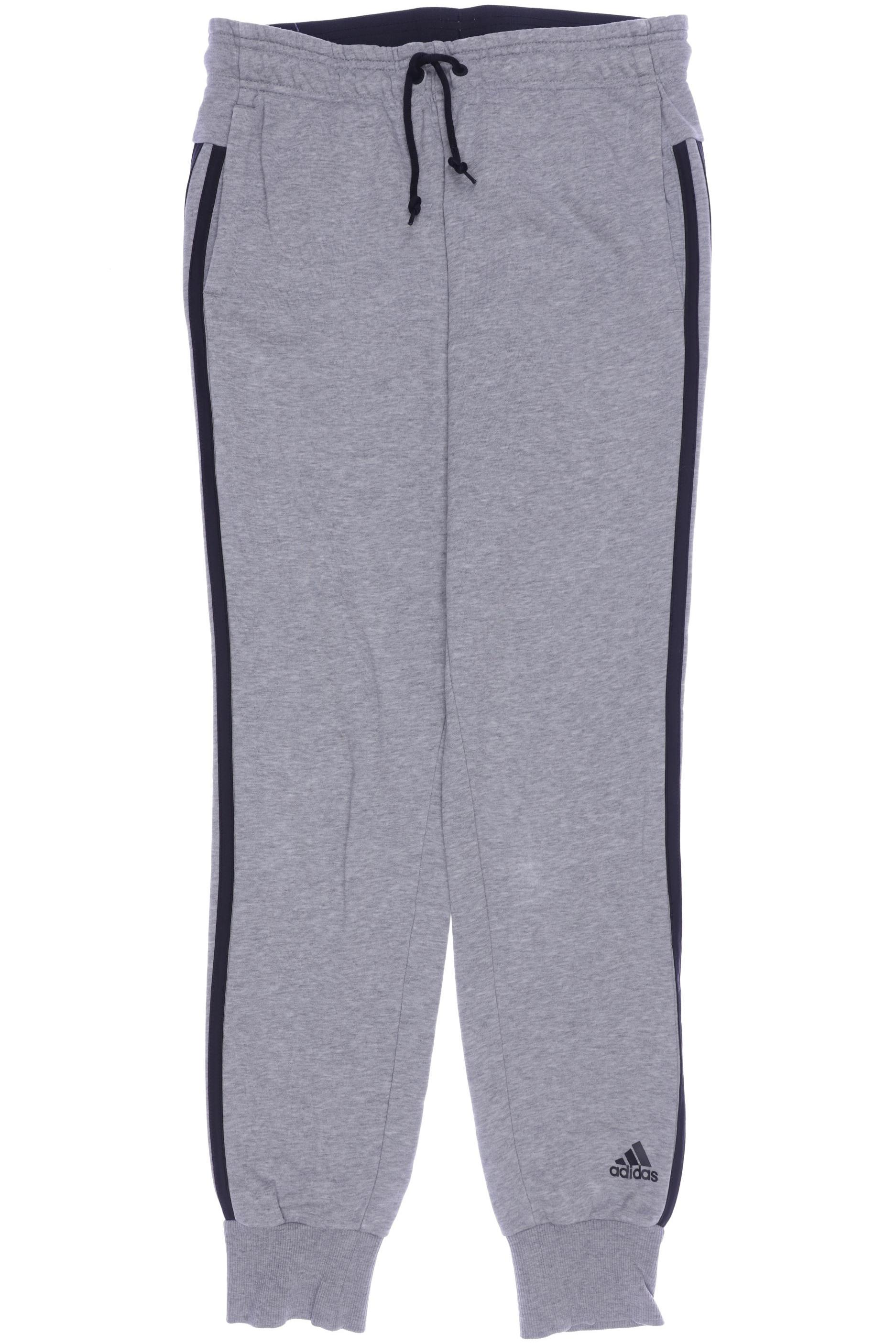 

adidas Damen Stoffhose, grau, Gr. 0