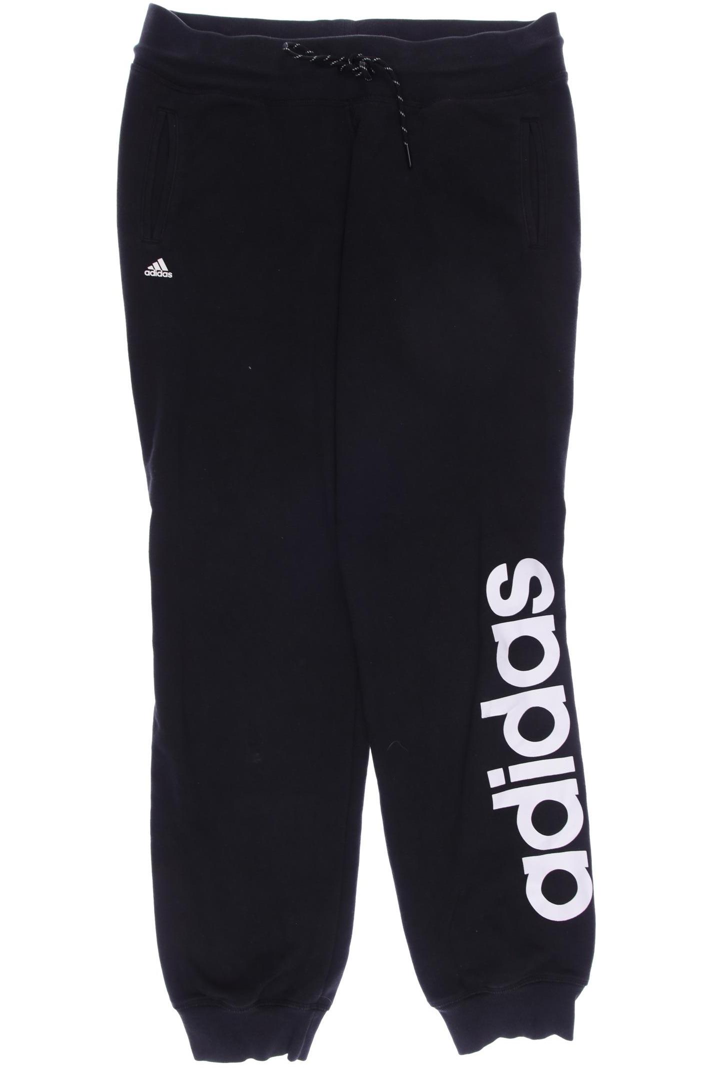 

adidas Damen Stoffhose, schwarz, Gr. 42