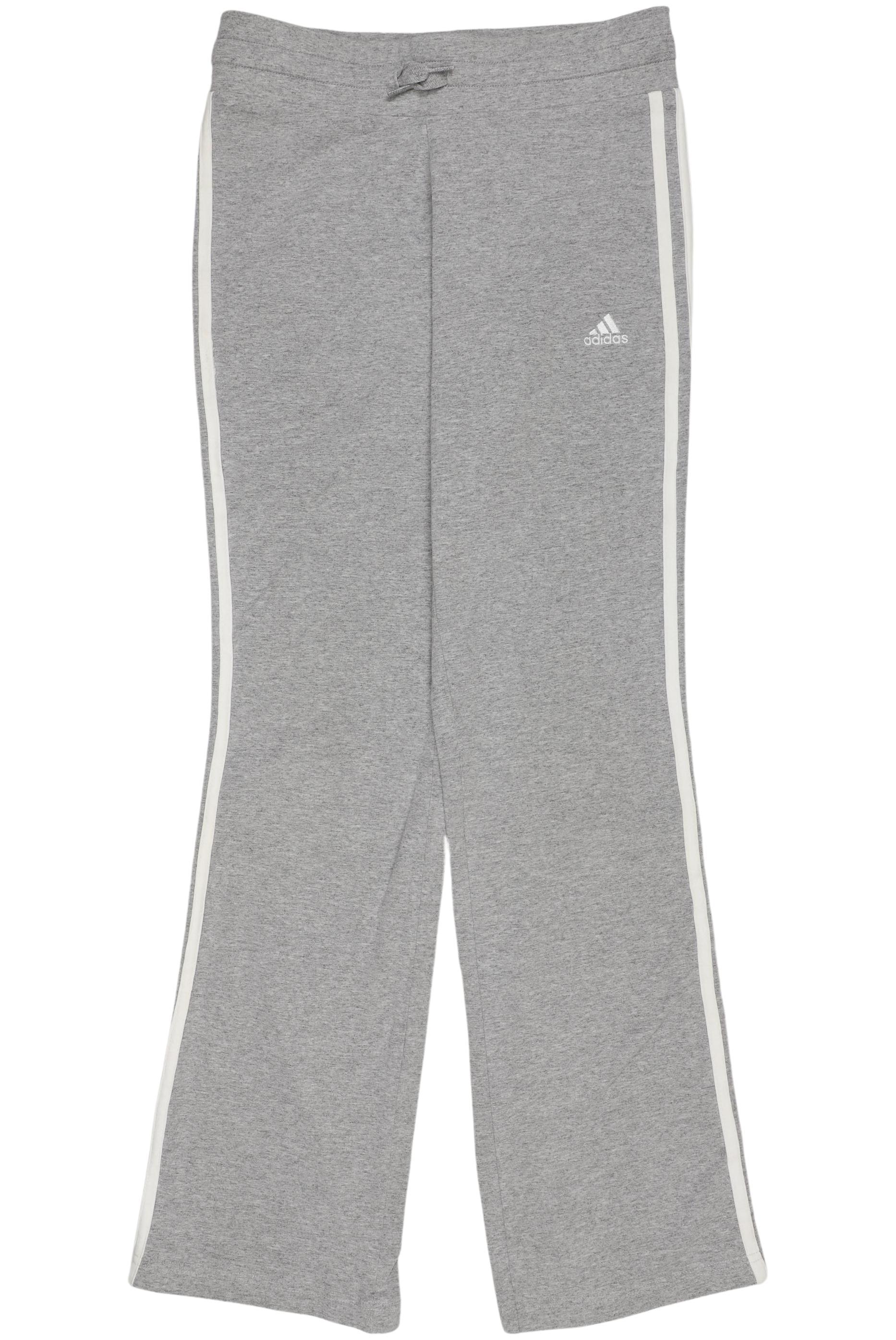 

adidas Damen Stoffhose, grau, Gr. 34