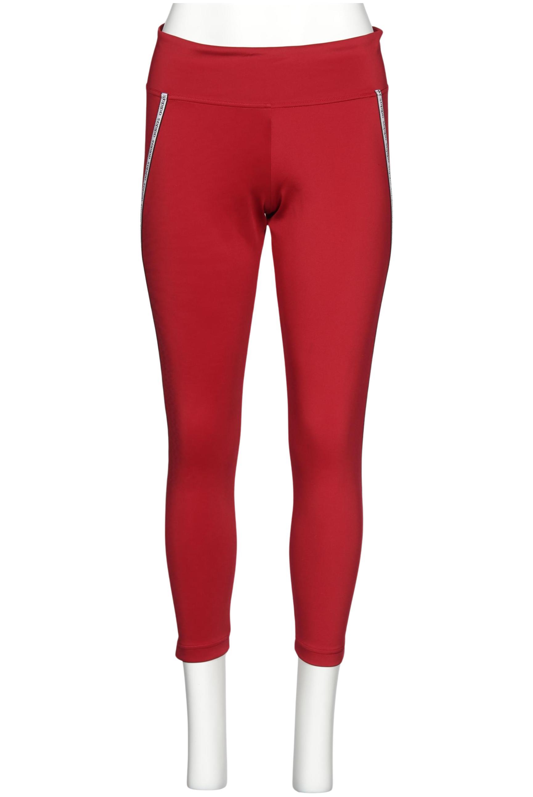 

adidas Damen Stoffhose, rot, Gr. 0