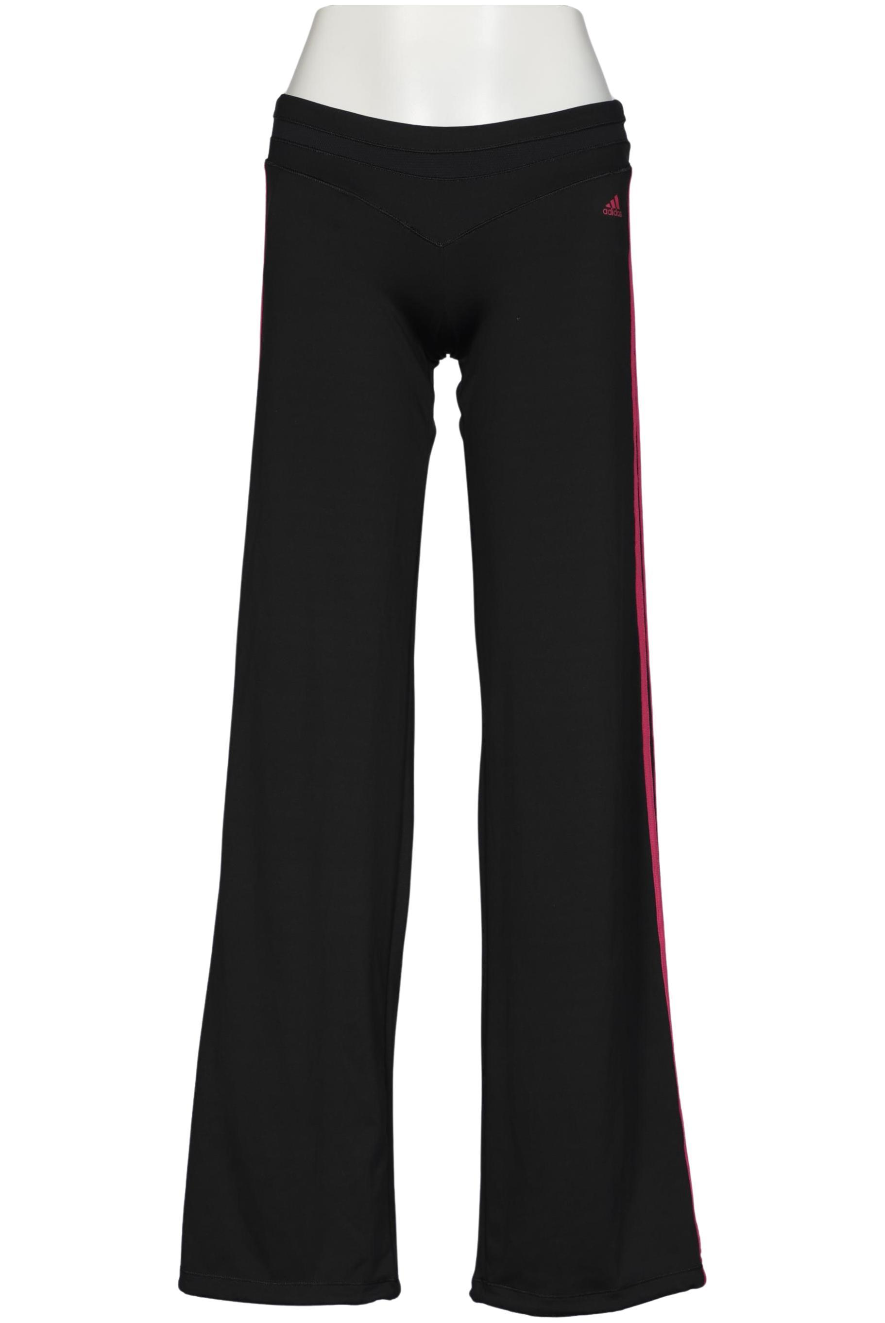

adidas Damen Stoffhose, schwarz, Gr. 38