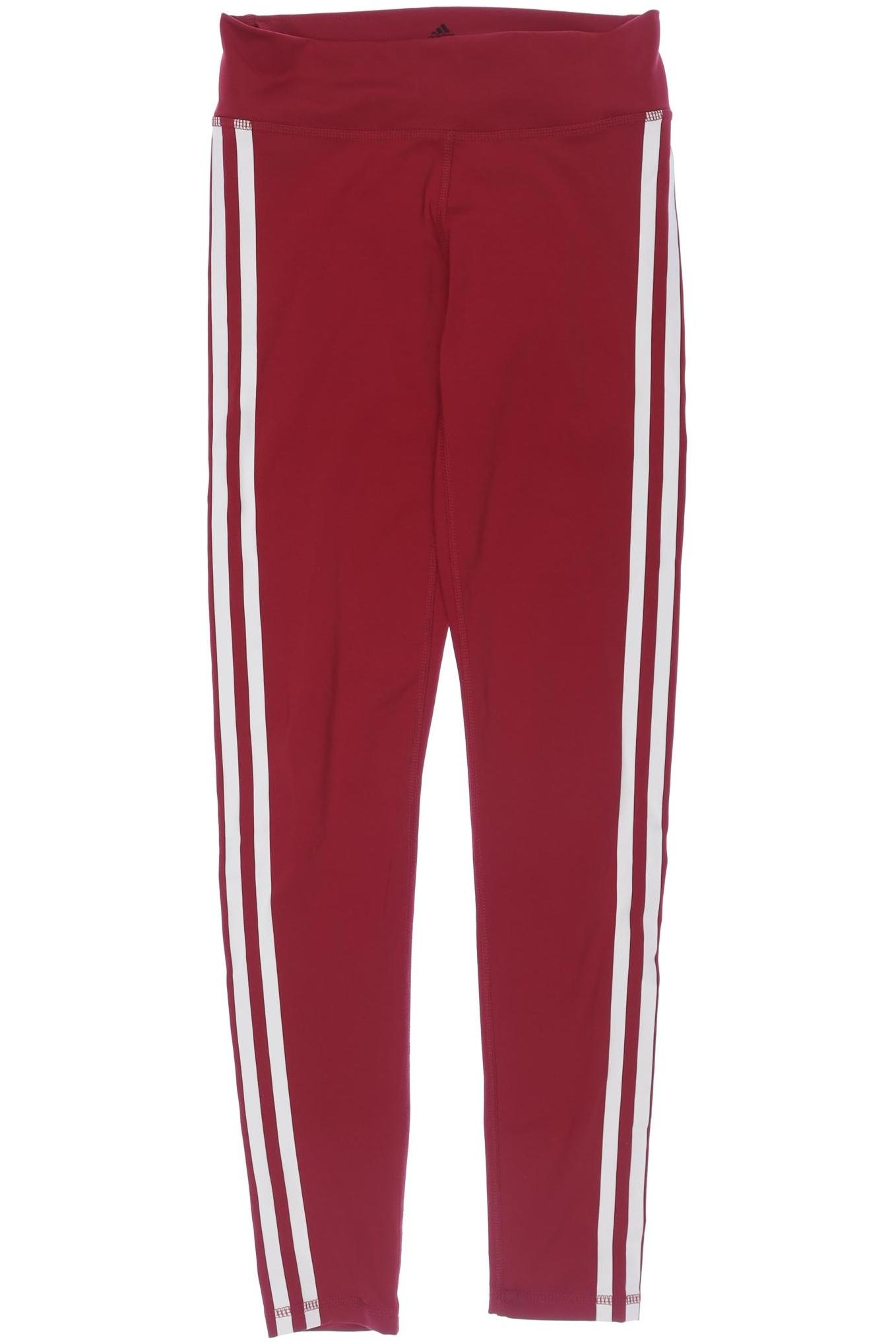 

adidas Damen Stoffhose, rot, Gr. 0