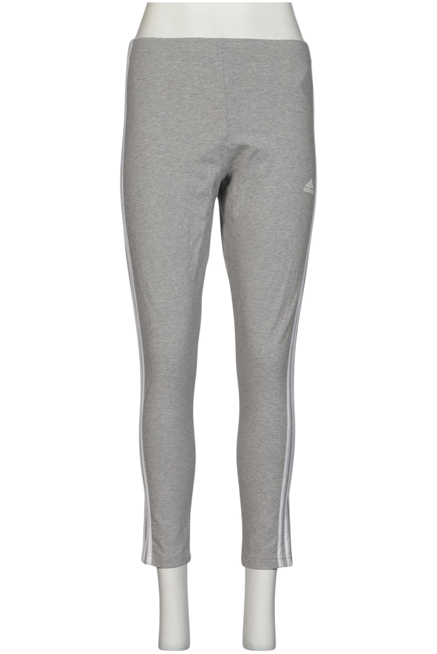

adidas Damen Stoffhose, grau, Gr. 0