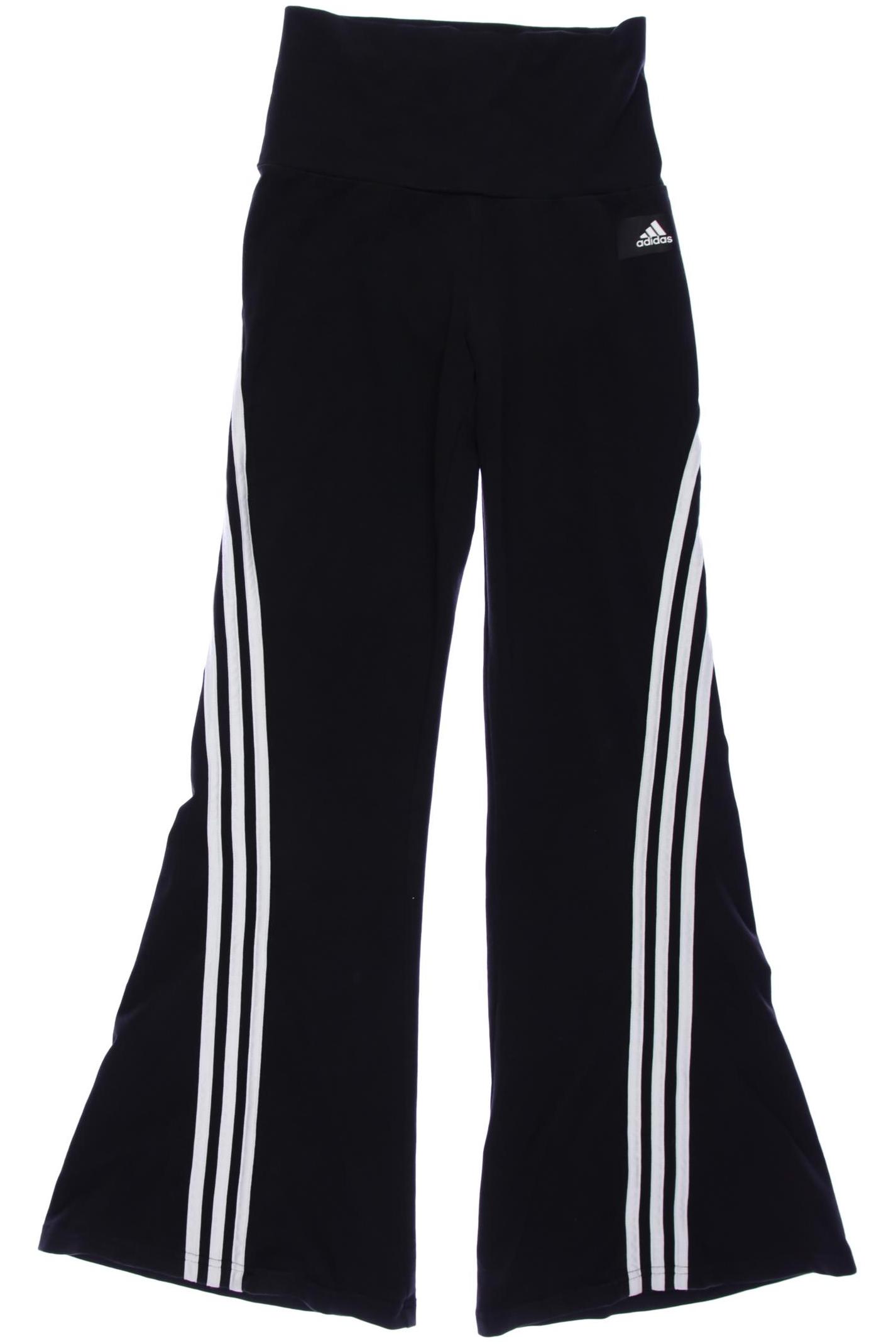 

adidas Damen Stoffhose, schwarz, Gr. 0