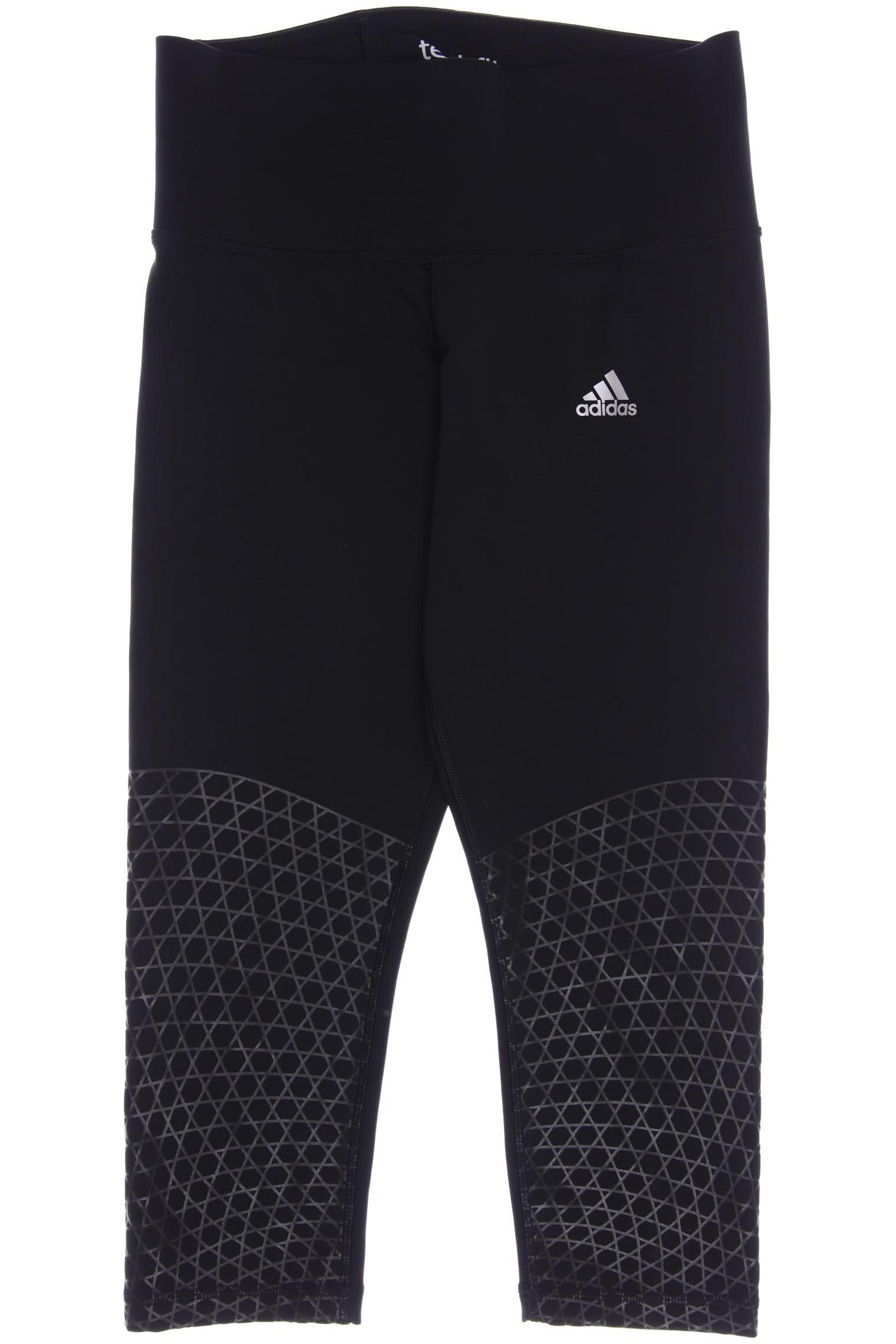 

adidas Damen Stoffhose, schwarz, Gr. 30