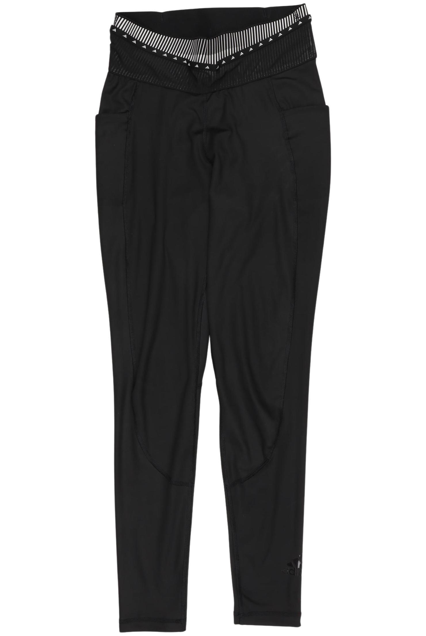 

adidas Damen Stoffhose, schwarz, Gr. 0