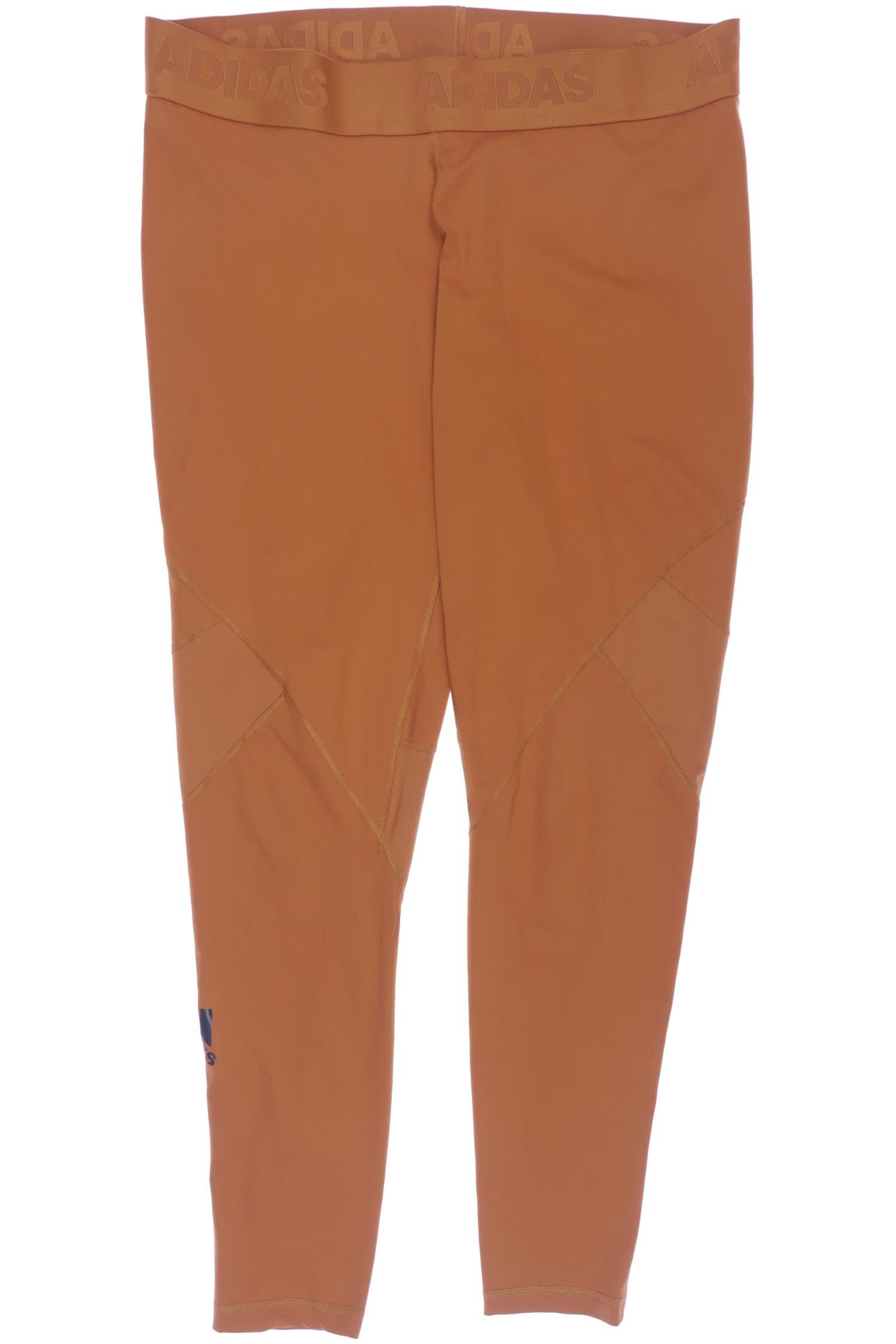 

adidas Damen Stoffhose, orange, Gr. 34