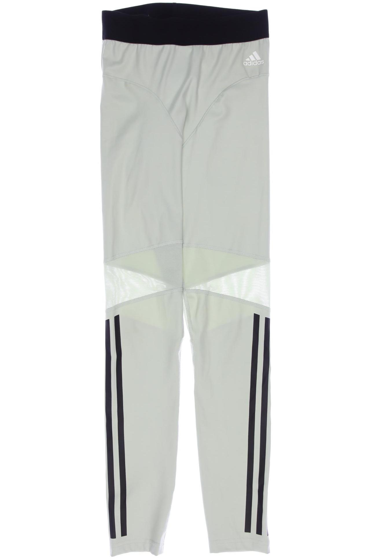 

adidas Damen Stoffhose, hellgrün, Gr. 0