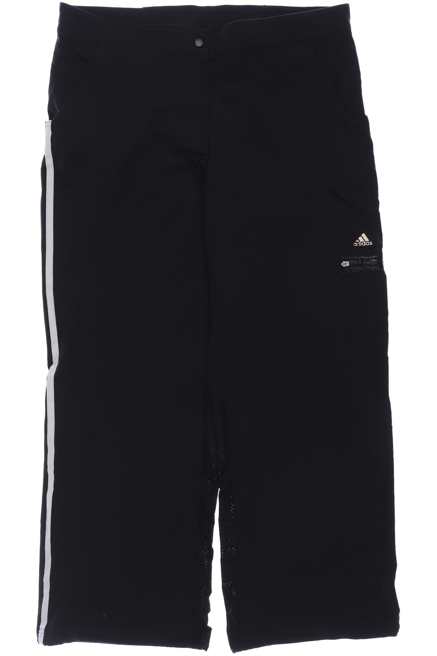

adidas Damen Stoffhose, schwarz, Gr. 42