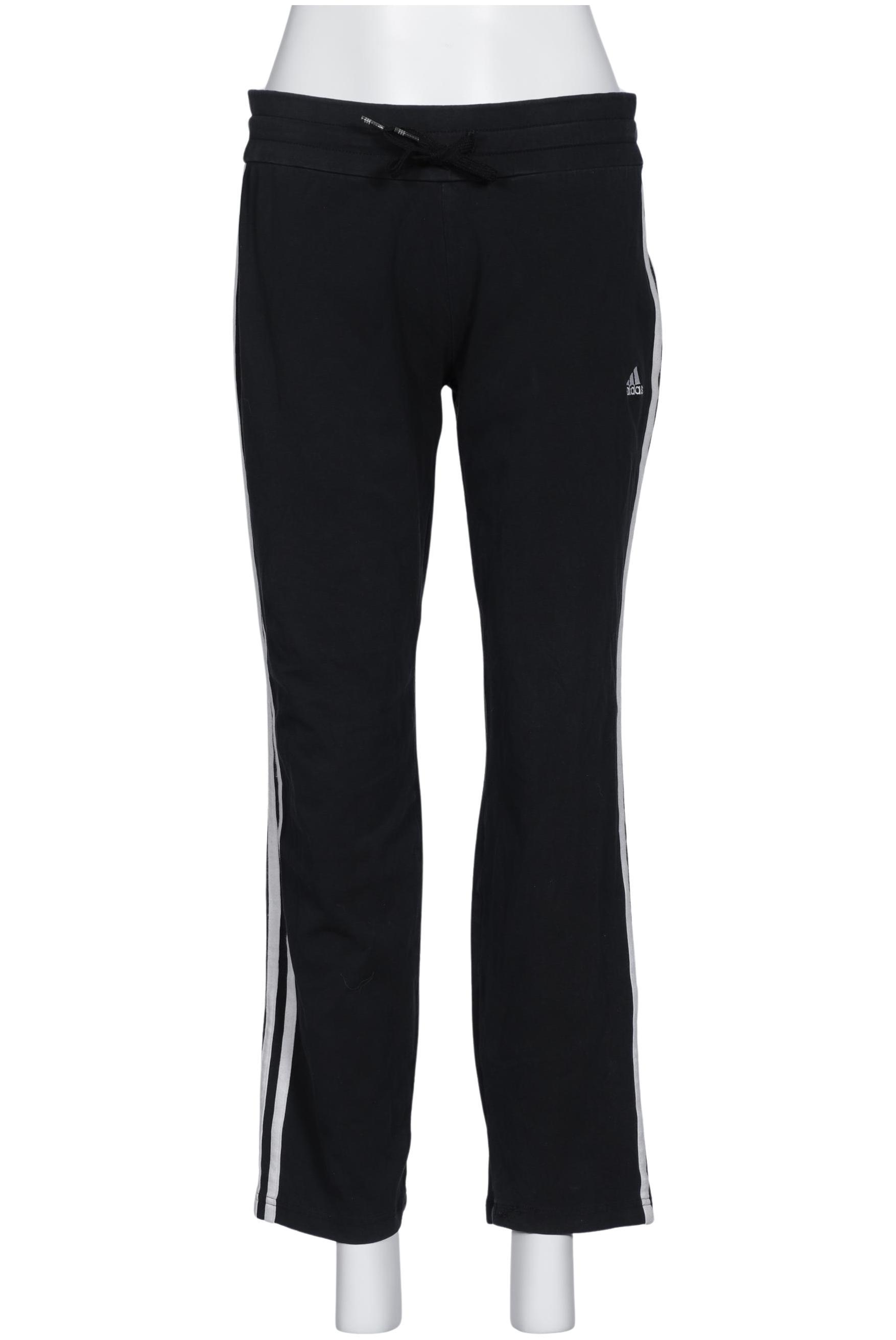 

adidas Damen Stoffhose, schwarz, Gr. 40