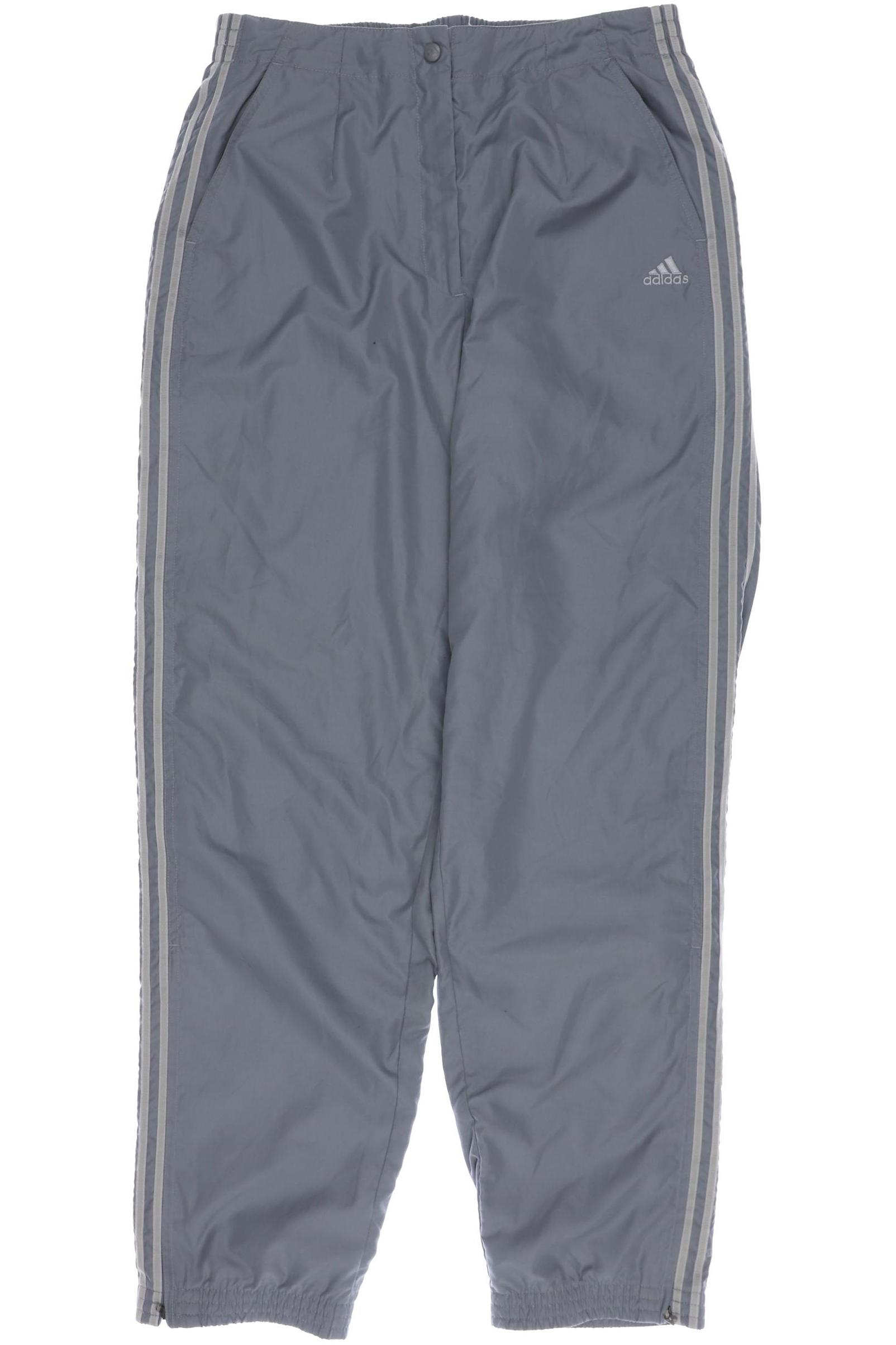 

adidas Damen Stoffhose, grau, Gr. 42