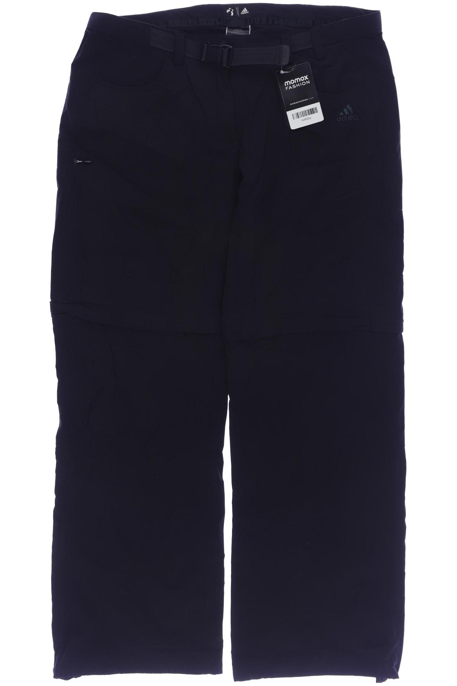 

adidas Damen Stoffhose, schwarz, Gr. 42