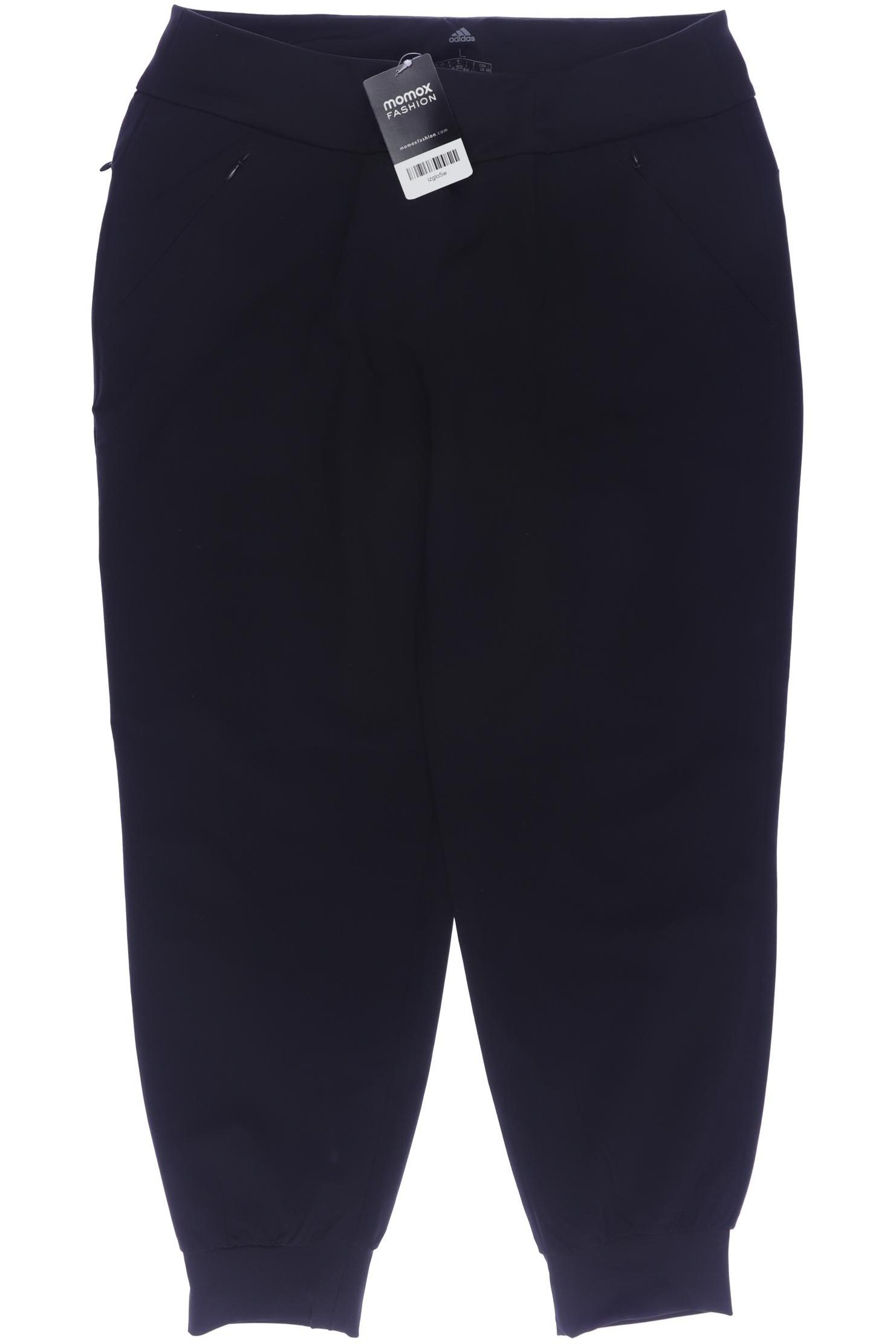 

adidas Damen Stoffhose, schwarz, Gr. 0