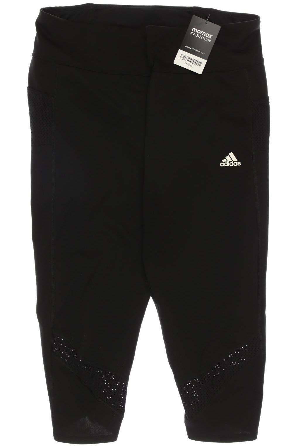 

adidas Damen Stoffhose, schwarz, Gr. 42