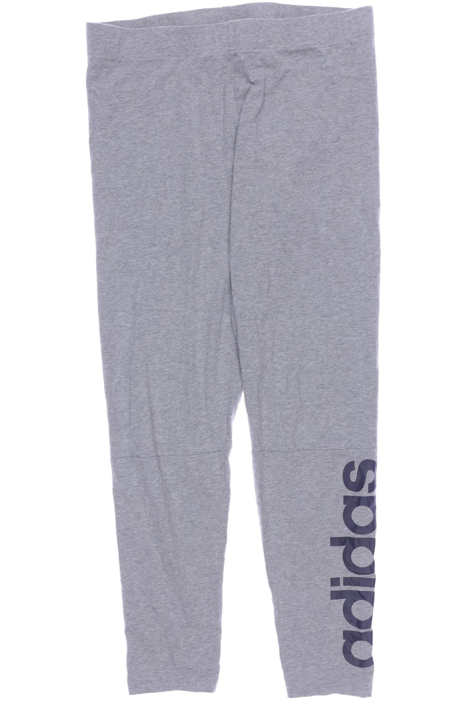 

adidas Damen Stoffhose, grau, Gr. 0