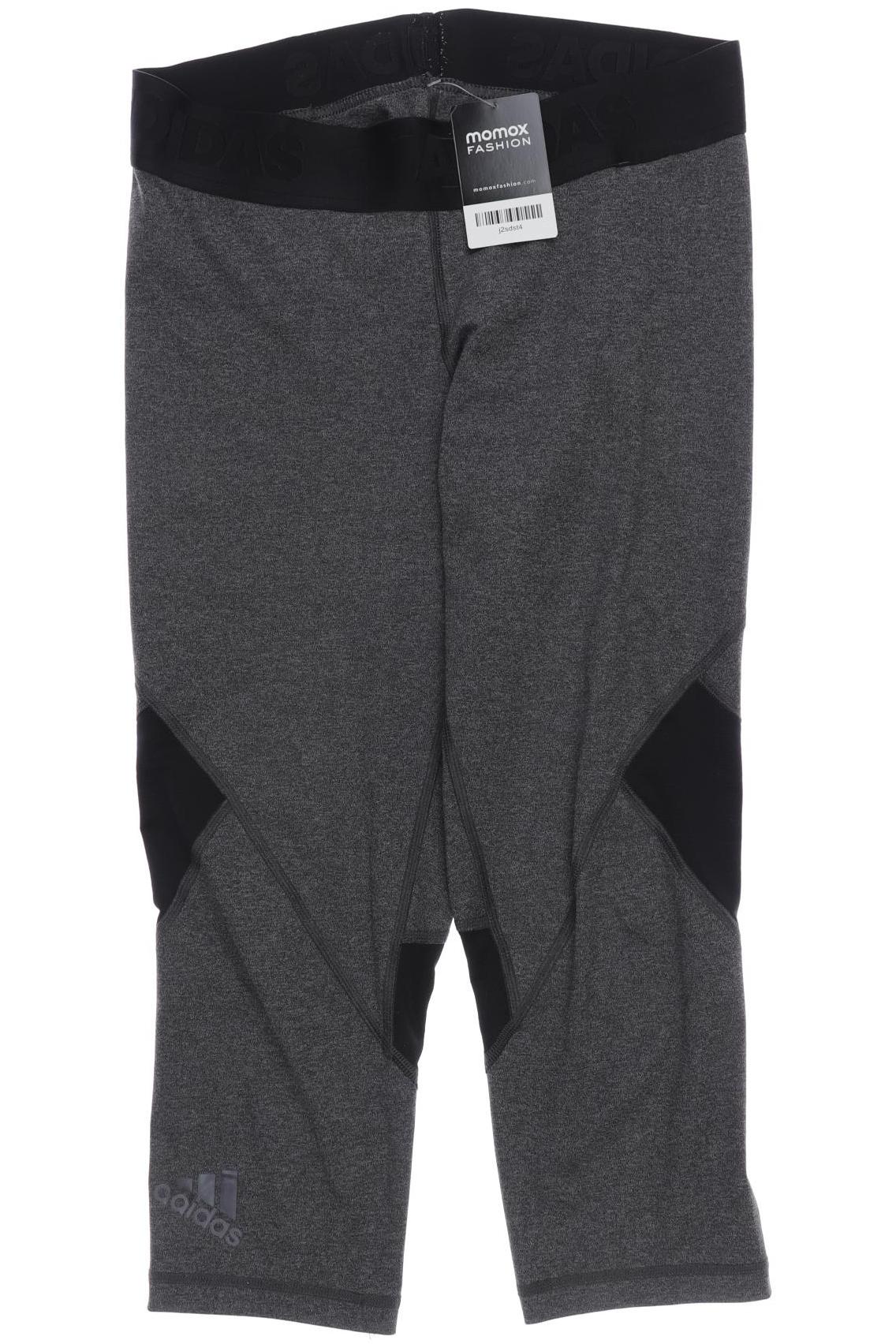 

adidas Damen Stoffhose, grau, Gr. 0