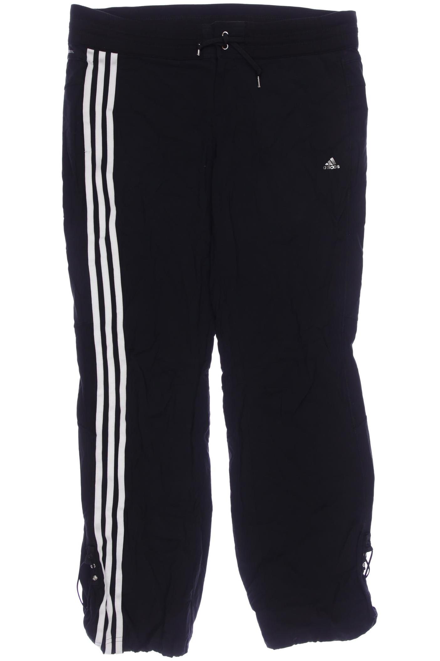 

adidas Damen Stoffhose, schwarz, Gr. 40