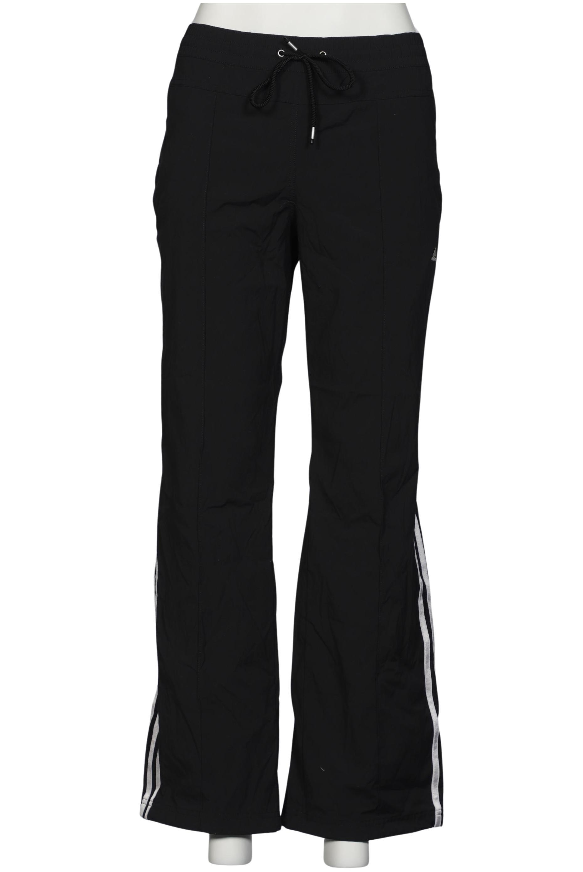 

adidas Damen Stoffhose, schwarz, Gr. 42