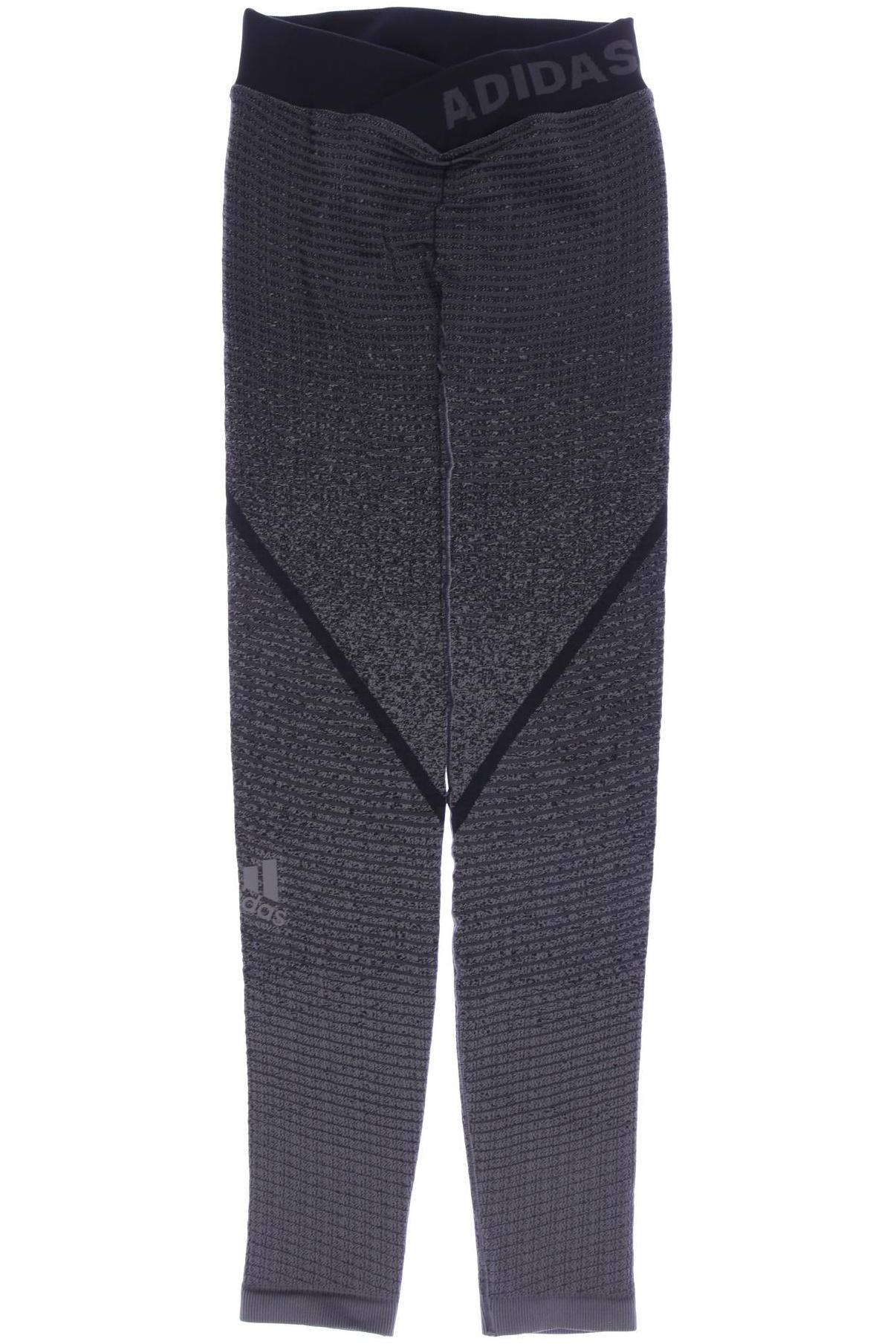 

adidas Damen Stoffhose, grau, Gr. 0