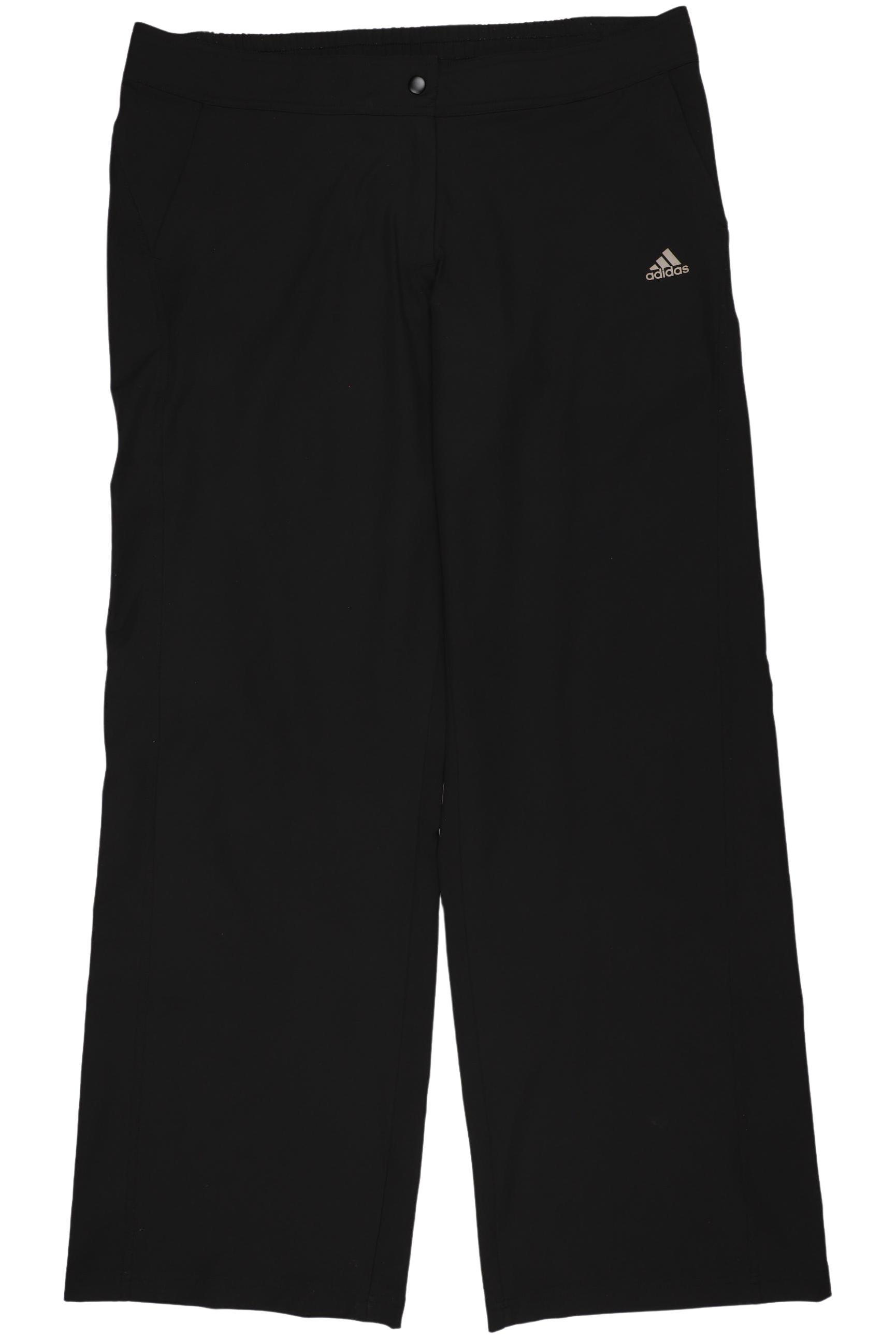 

adidas Damen Stoffhose, schwarz, Gr. 46