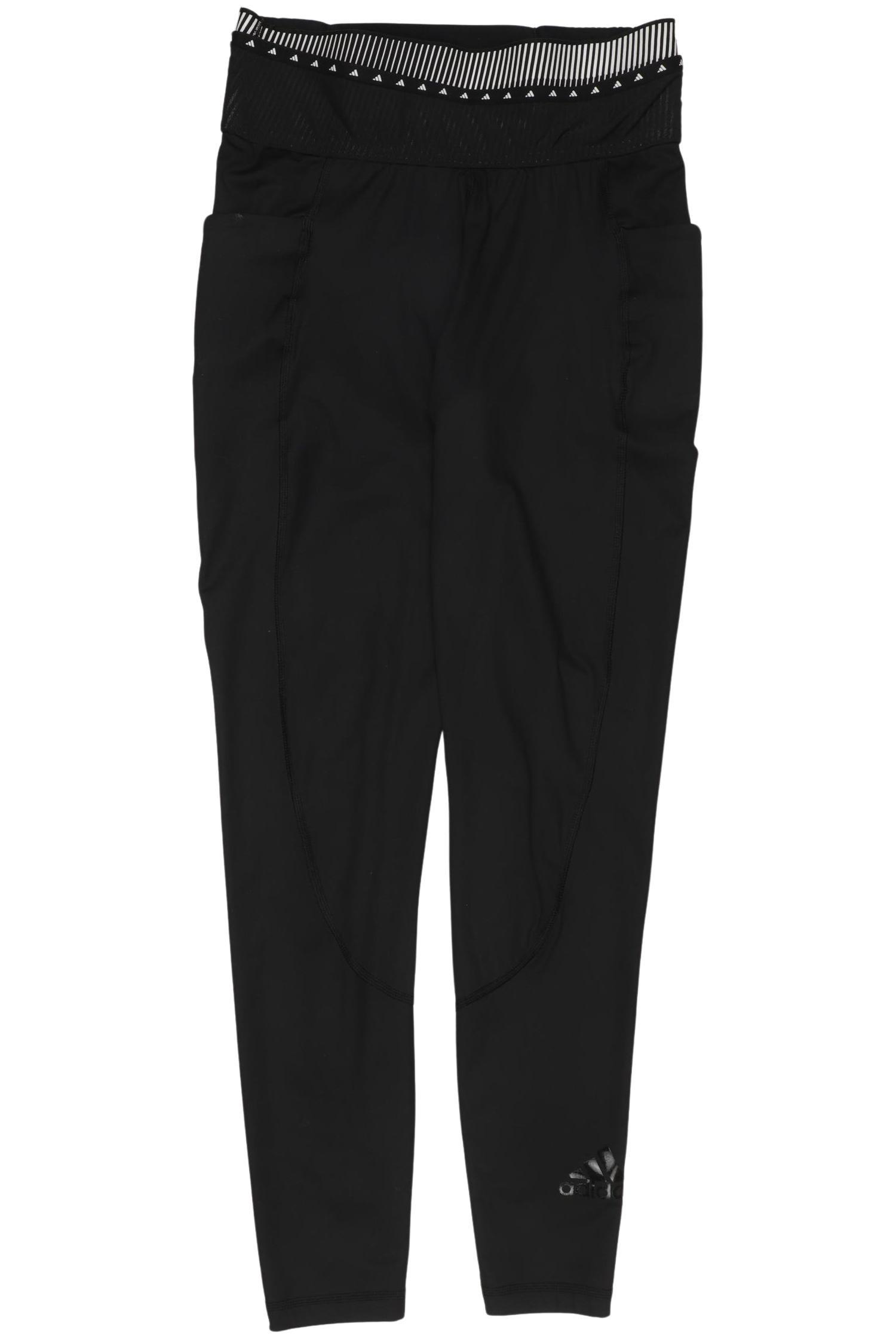 

adidas Damen Stoffhose, schwarz, Gr. 0