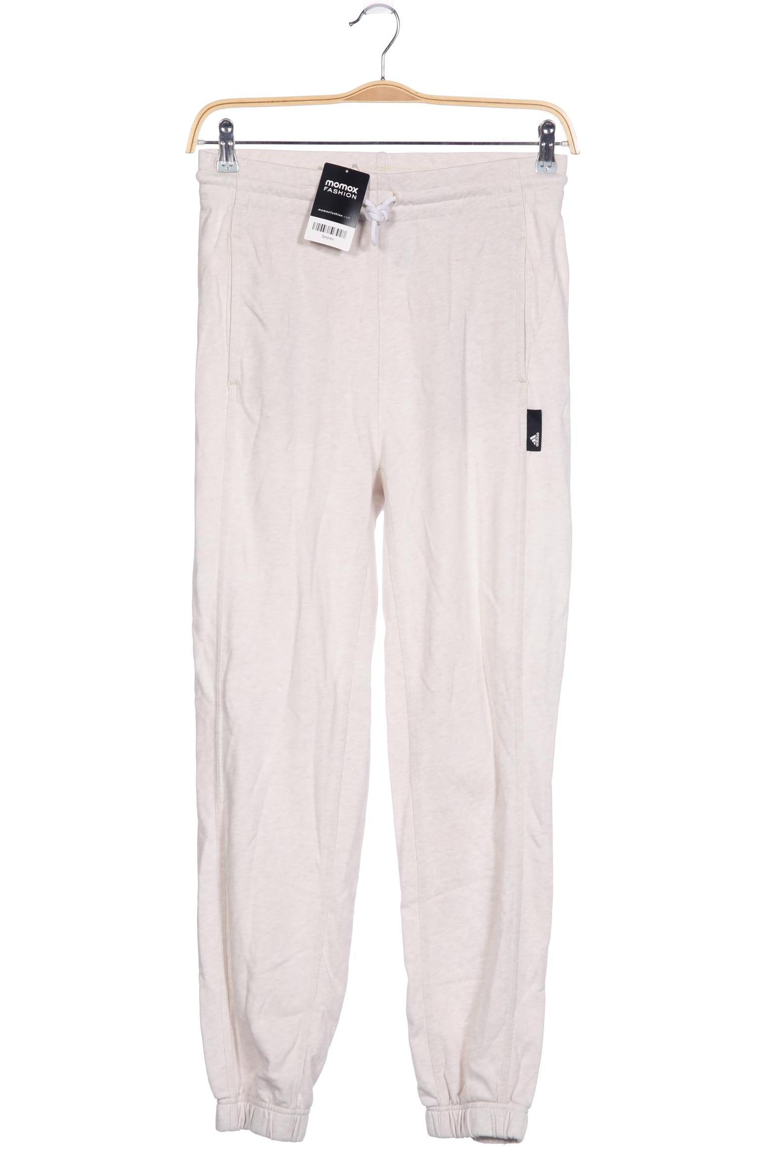 

adidas Damen Stoffhose, cremeweiß, Gr. 0