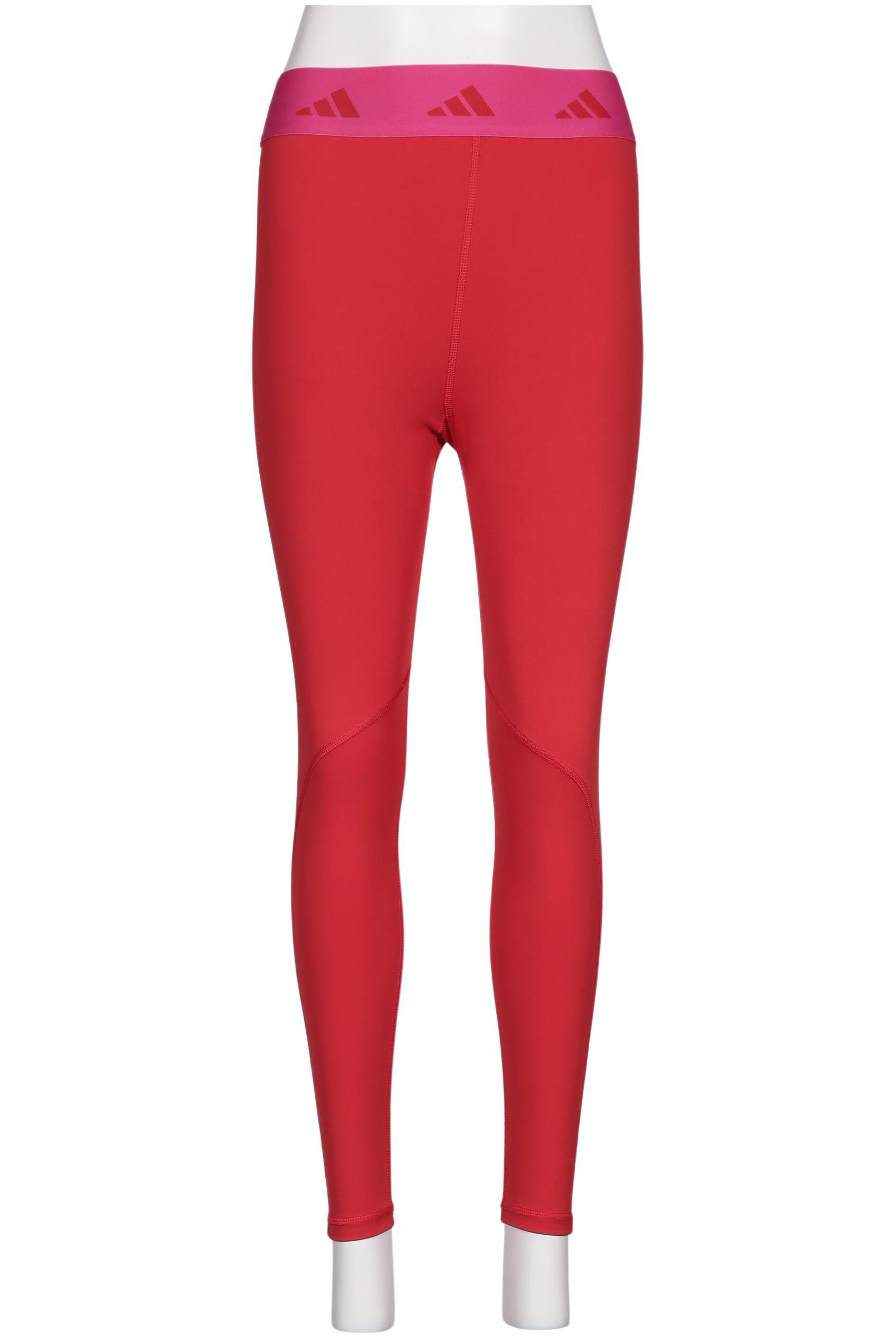 

adidas Damen Stoffhose, rot, Gr. 0