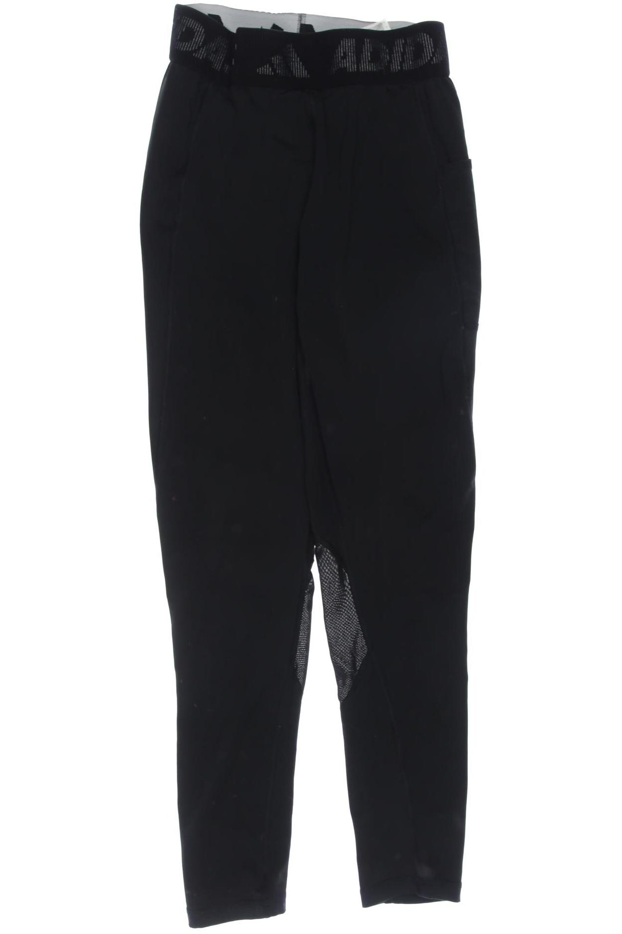

adidas Damen Stoffhose, schwarz, Gr. 0