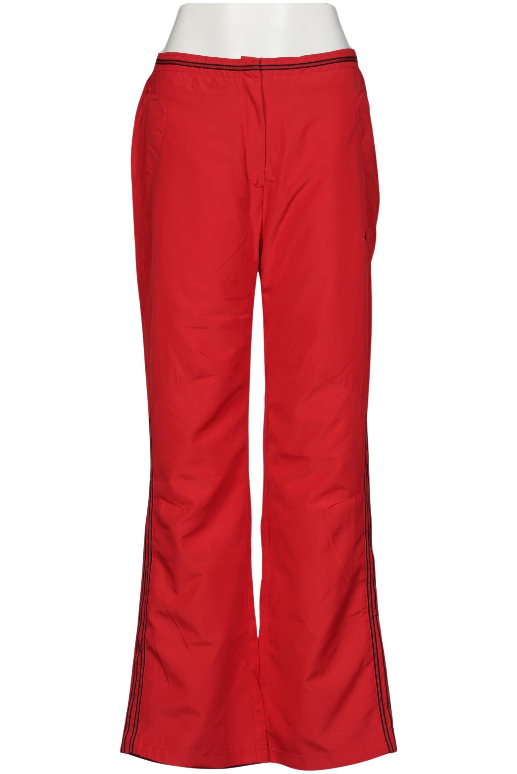 

adidas Damen Stoffhose, rot, Gr. 38