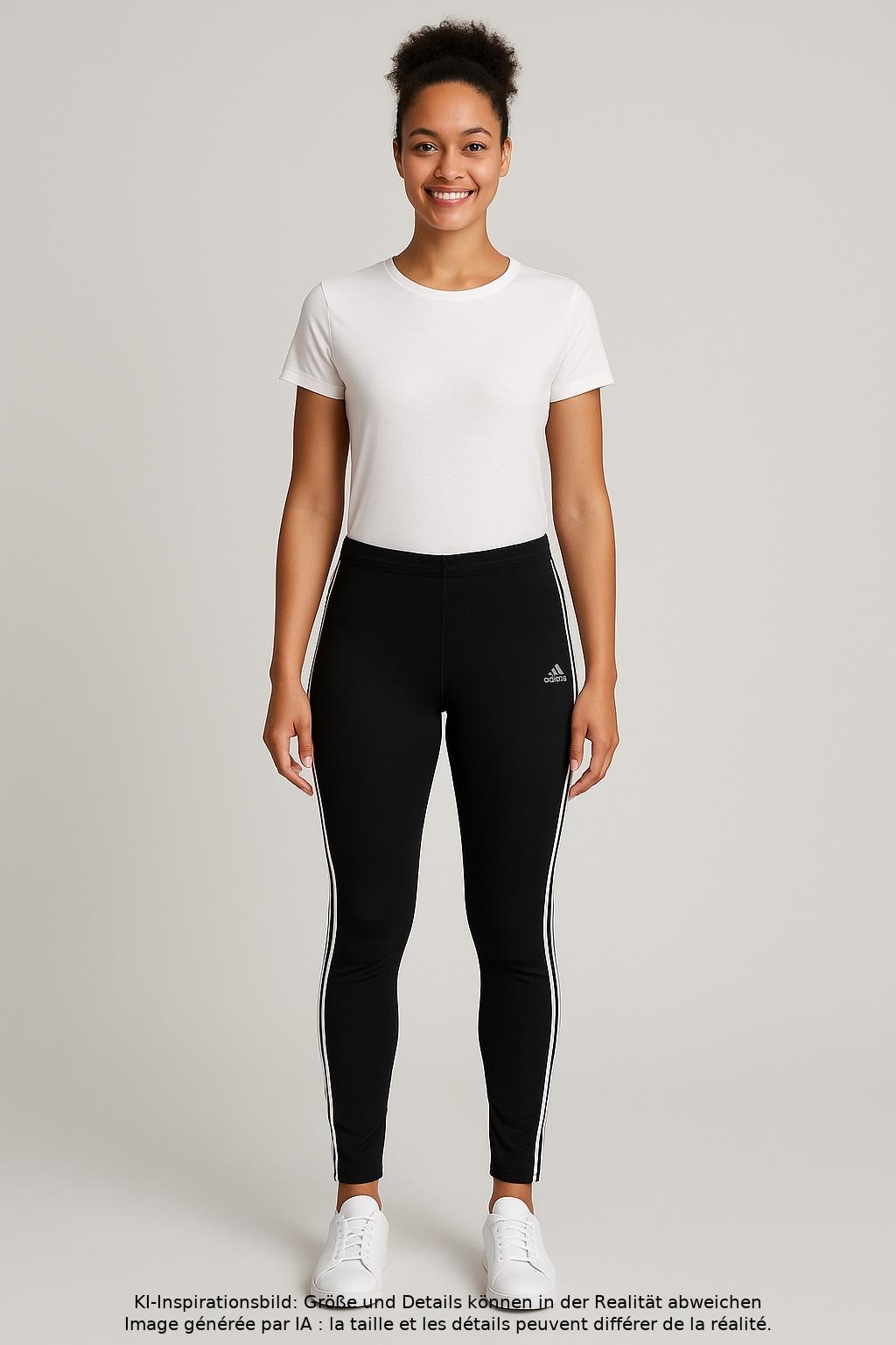 

adidas Damen Stoffhose, schwarz, Gr. 0