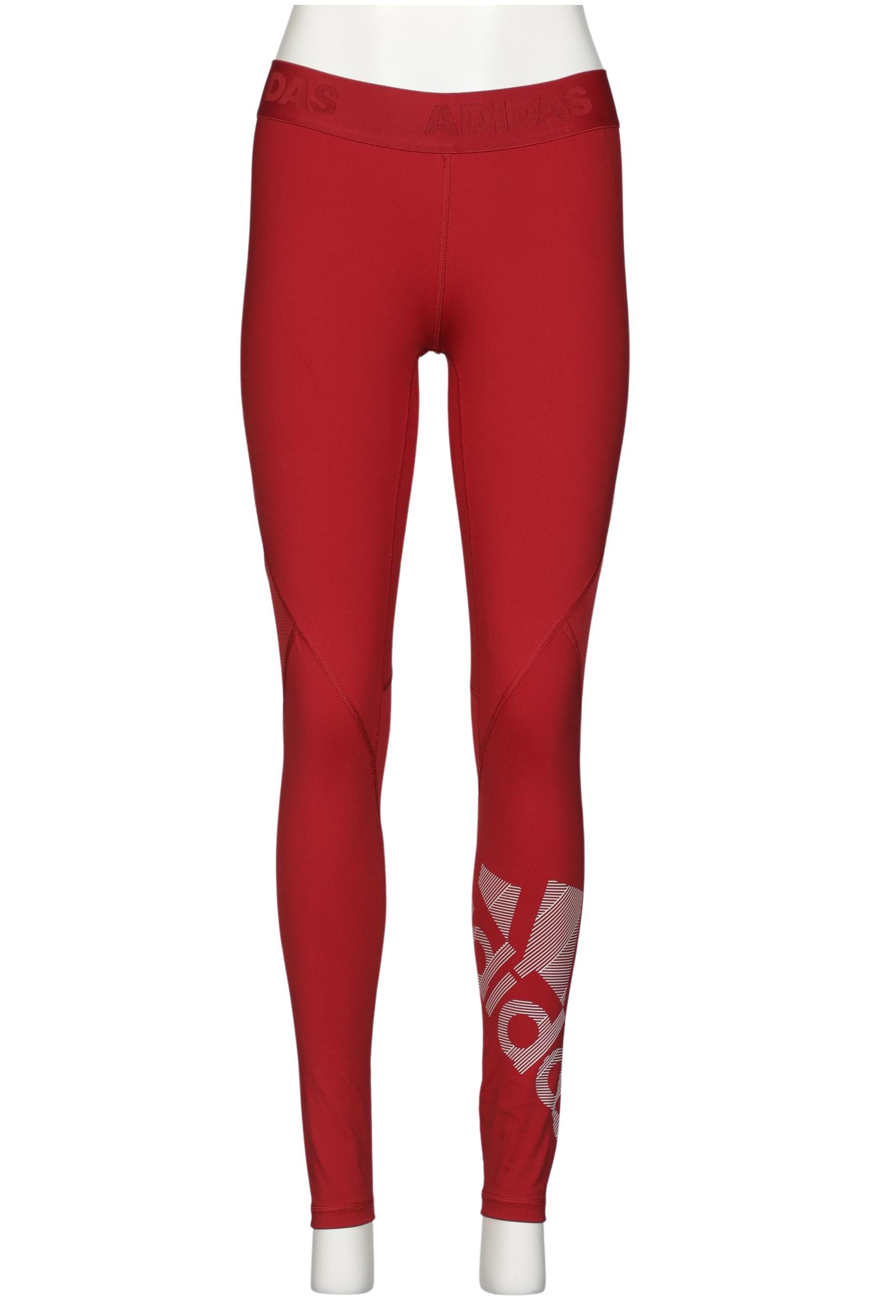 

adidas Damen Stoffhose, rot, Gr. 0