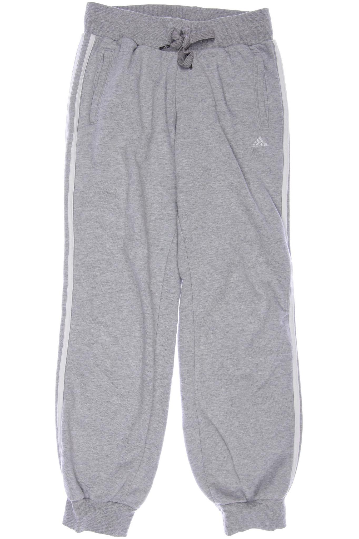 

adidas Damen Stoffhose, grau, Gr. 34