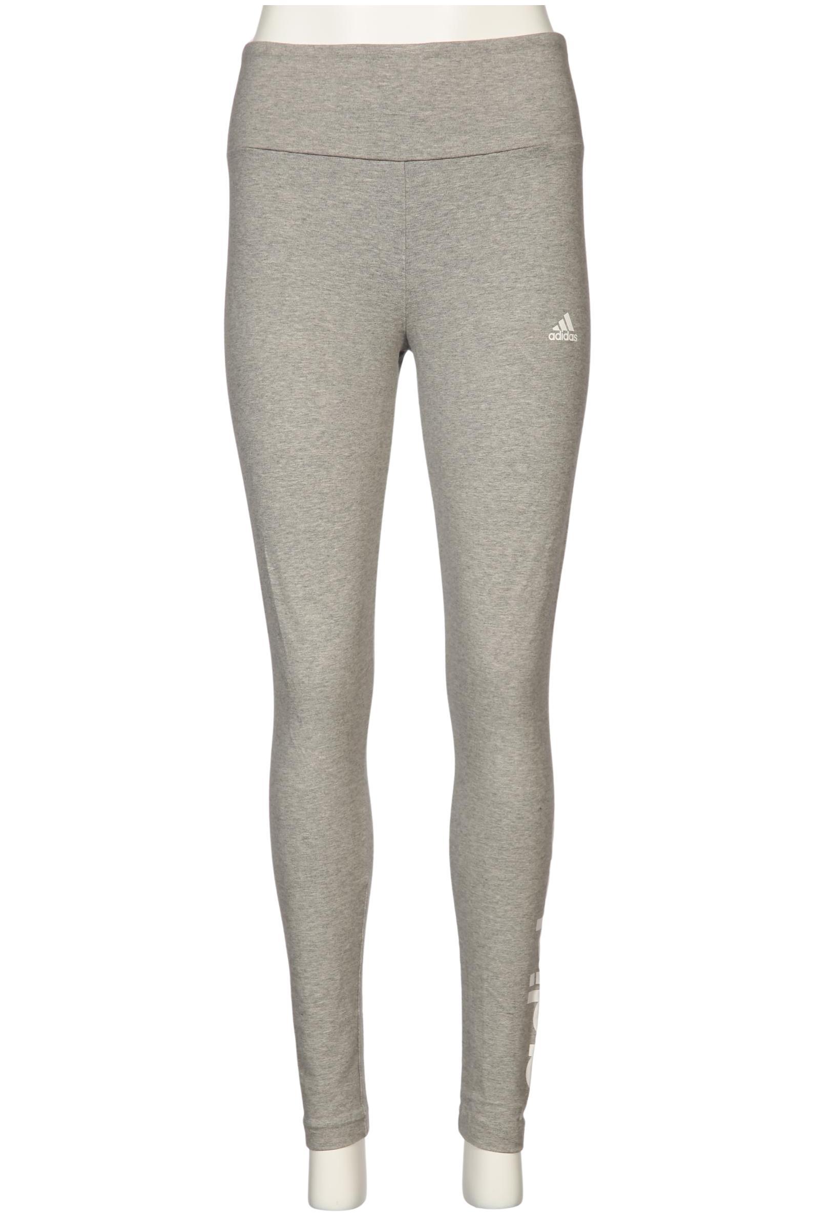 

adidas Damen Stoffhose, grau, Gr. 0