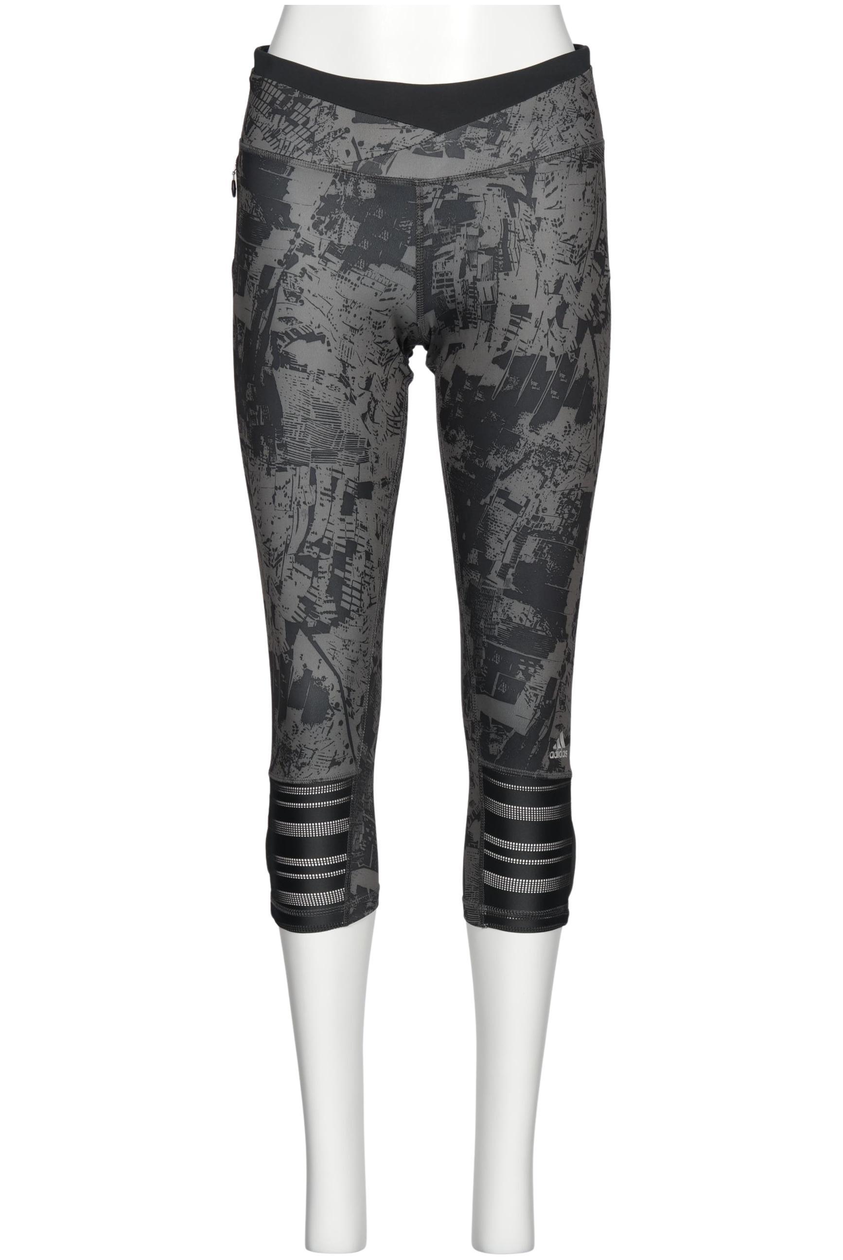 

adidas Damen Stoffhose, grau, Gr. 0