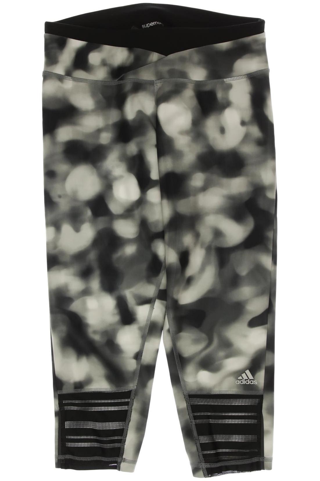 

adidas Damen Stoffhose, grau, Gr. 0