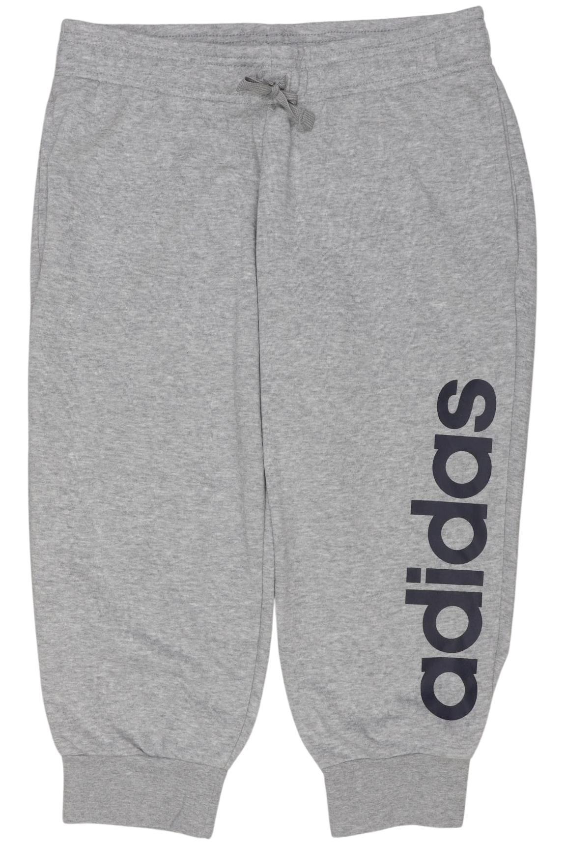 

adidas Damen Stoffhose, grau, Gr. 0